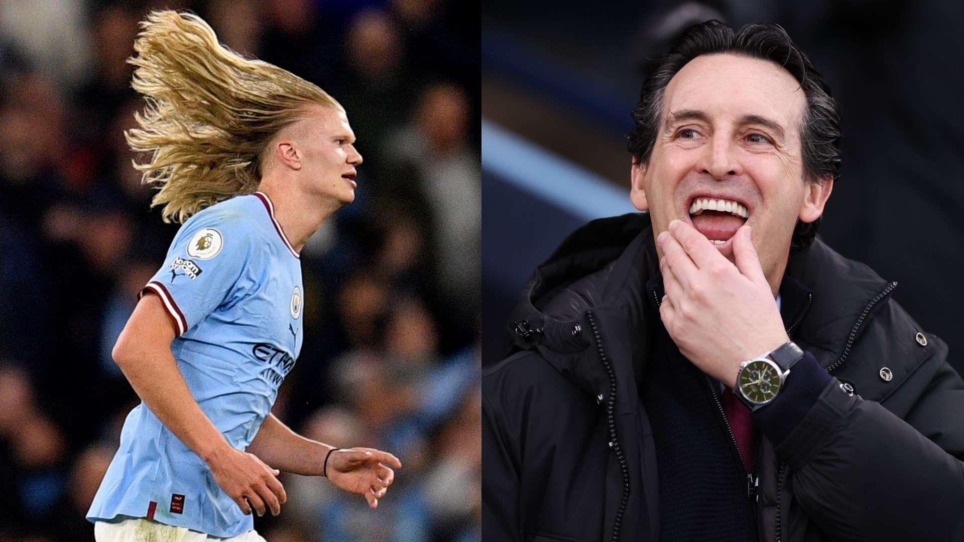 Erling Haaland, Unai Emery