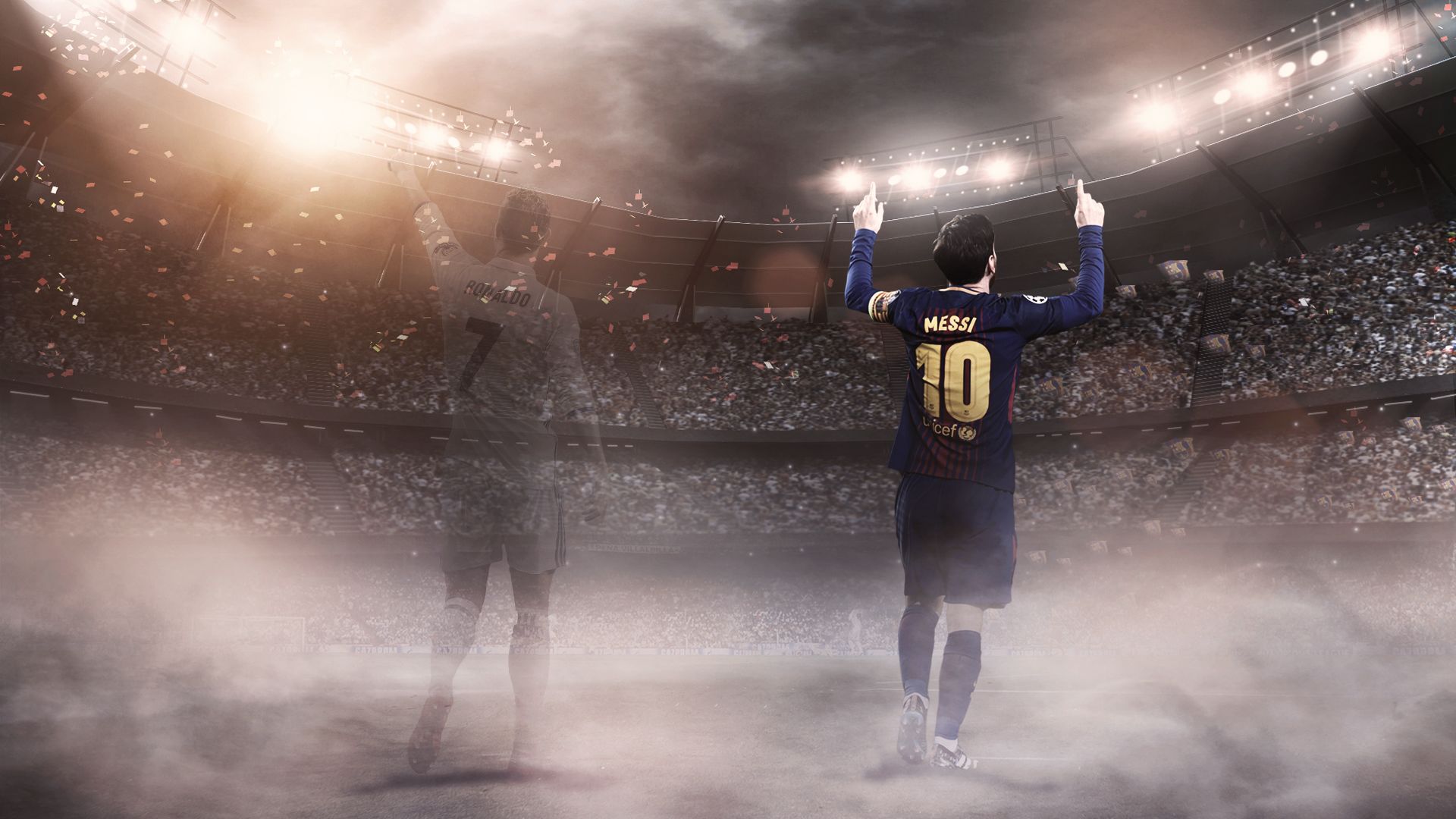 Messi Ronaldo composite