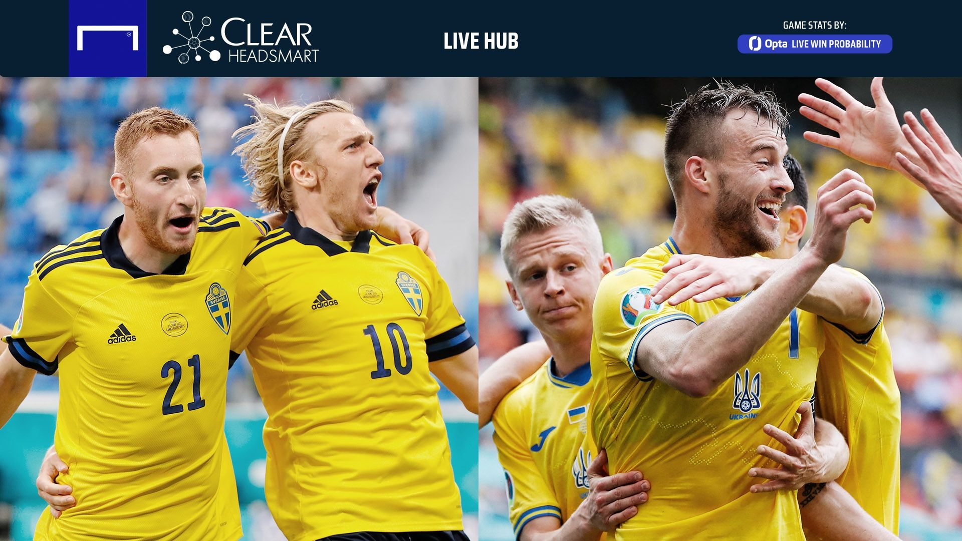 Swedia vs Ukraina - CLEAR