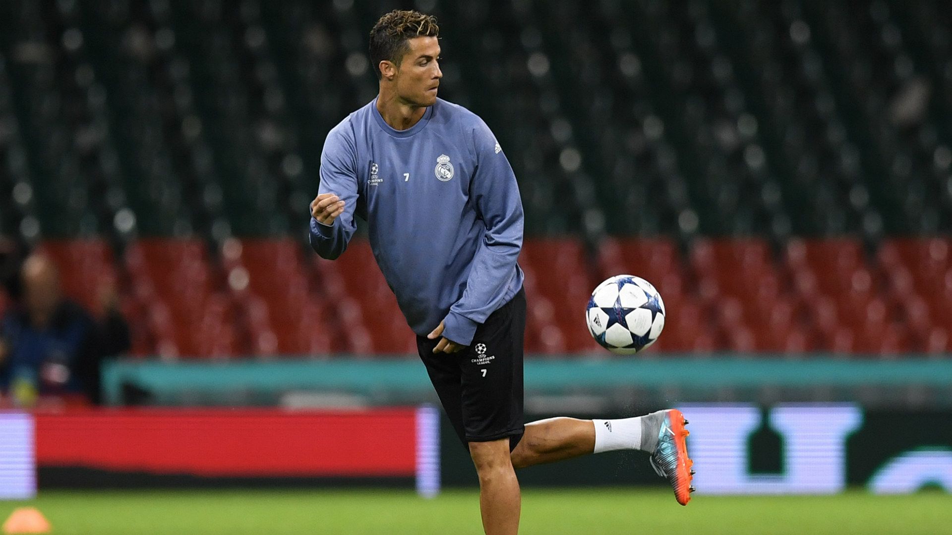 Cristiano Ronaldo Champions League Final training session