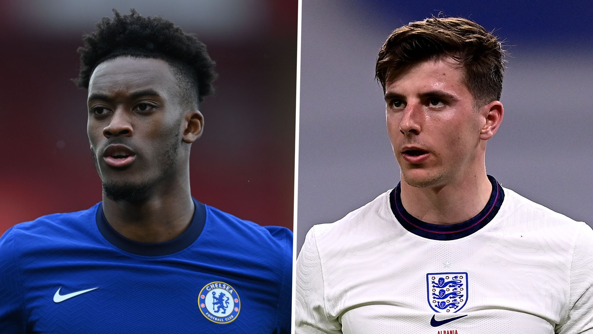 Callum Hudson-Odoi and Mason Mount