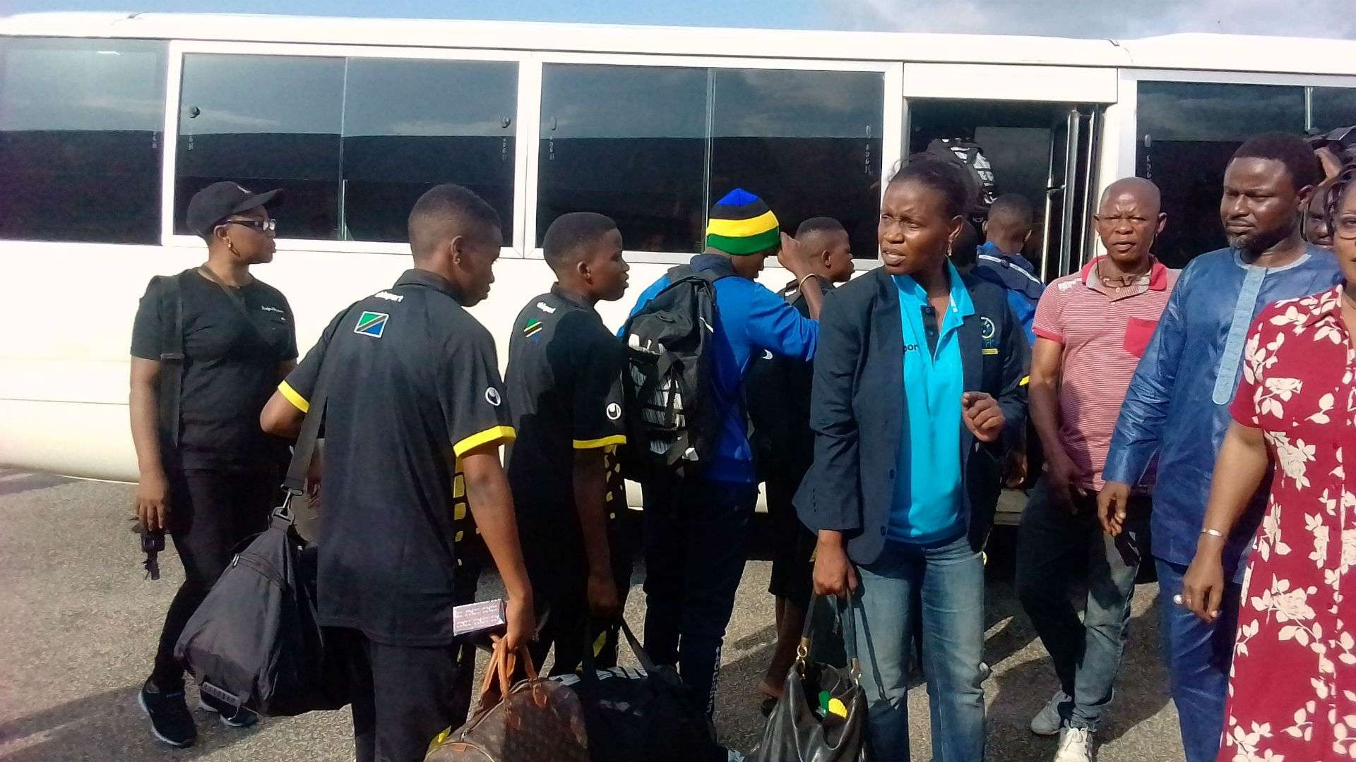 Tanzania U20 women land in Benin City