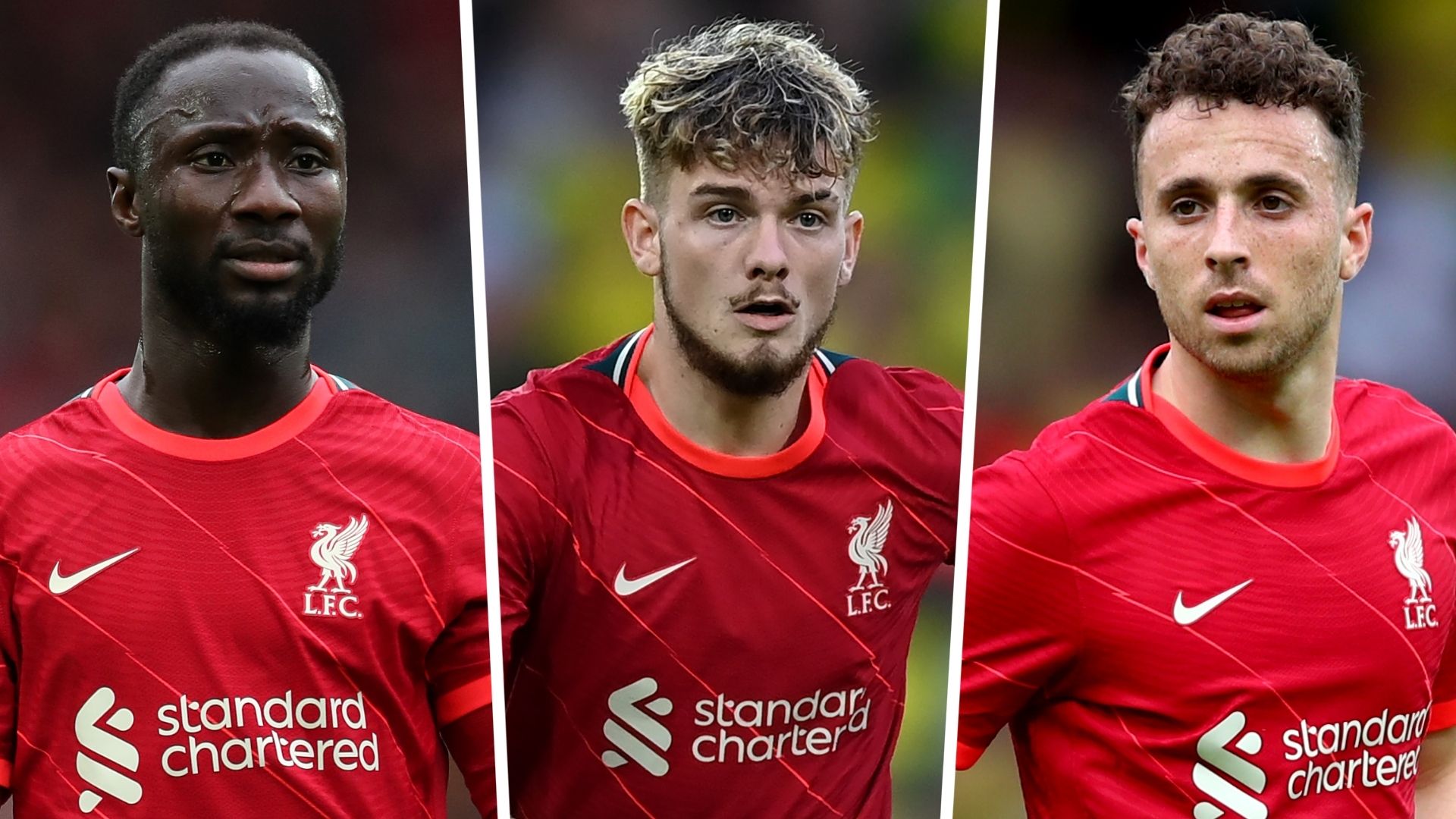 Naby Keita Harvey Elliott Diogo Jota Liverpool Premier League 2021-22 GFX