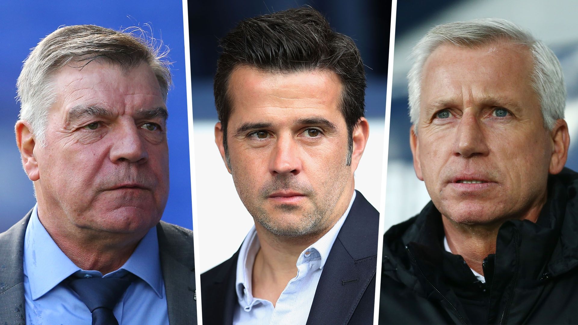 Sam Allardyce Marco Silva Alan Pardew