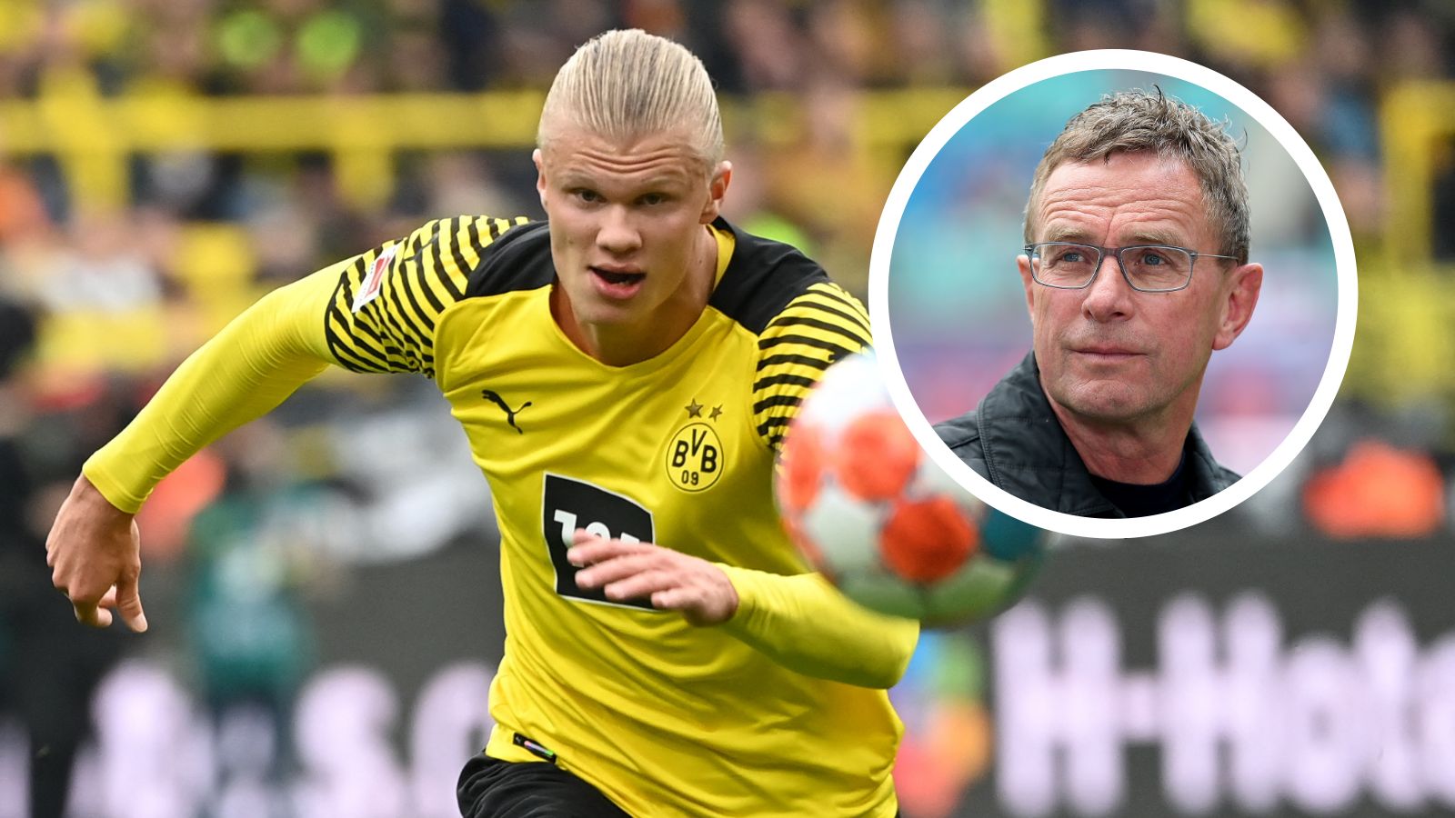 Erling Haaland, Ralf Rangnick GFX