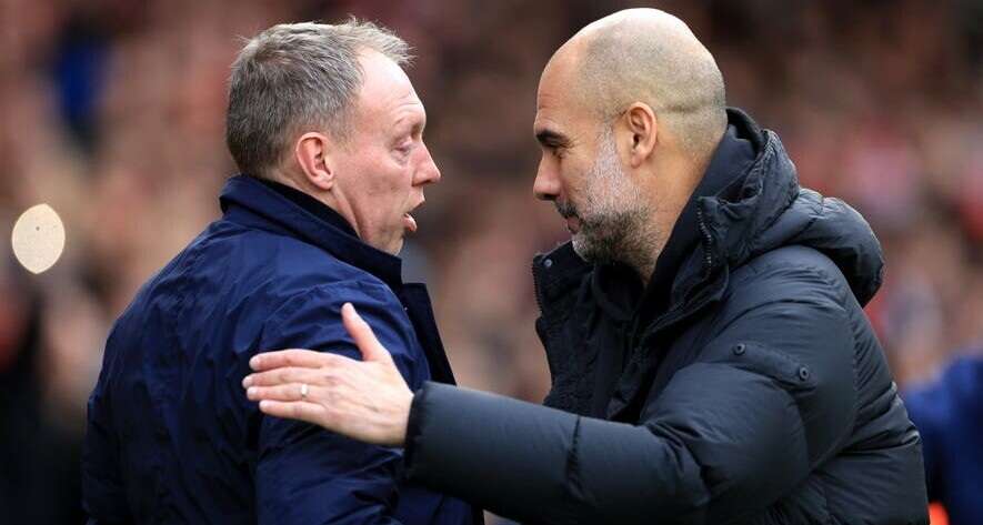 Steve Cooper Pep Guardiola