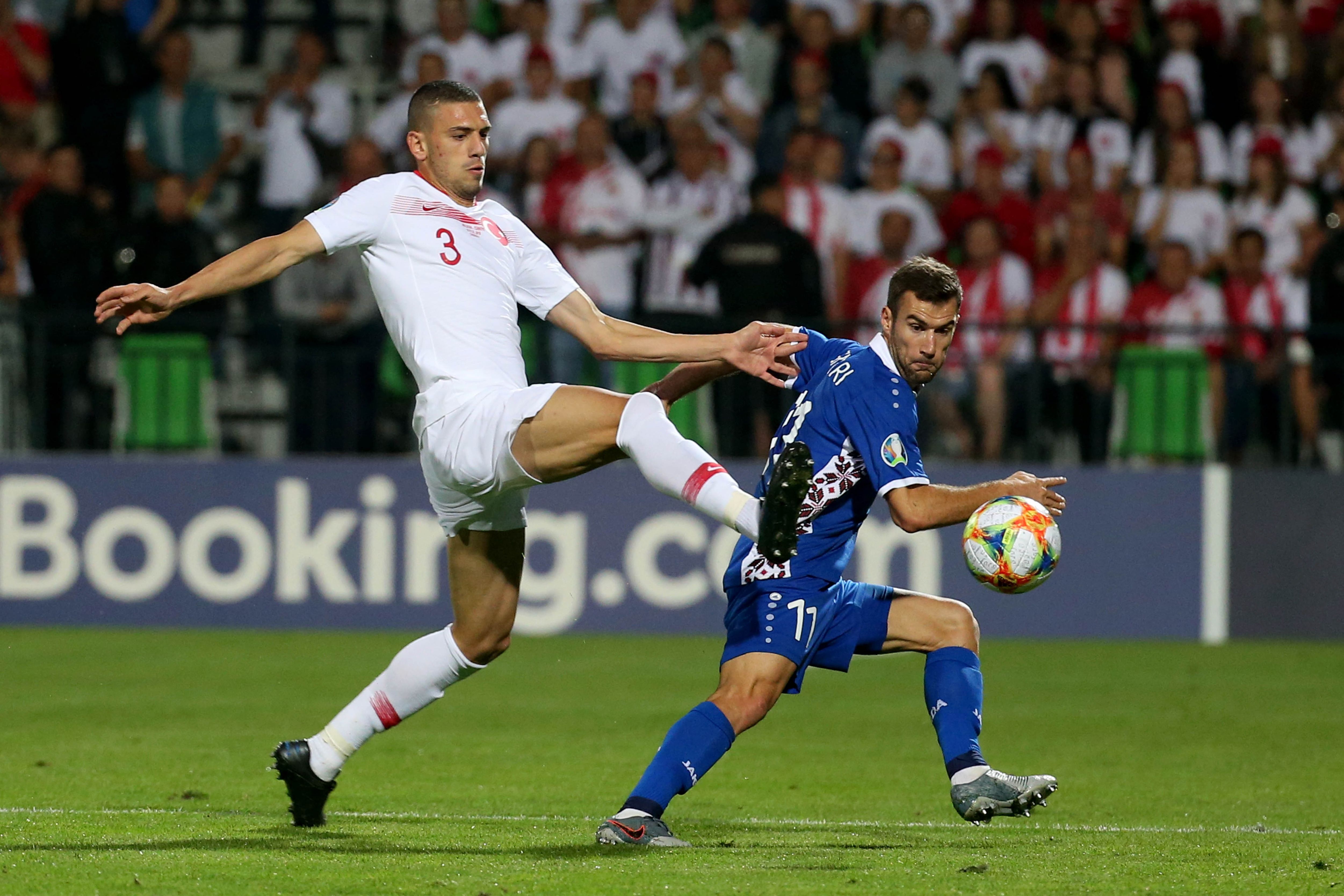 Merih Demiral Moldova v Turkey 09102019