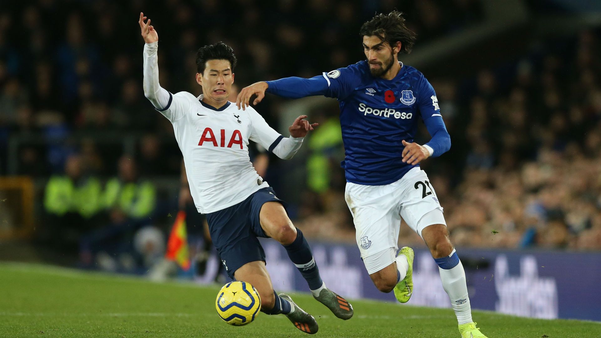 Andre Gomes Everton v Tottenham 11032019