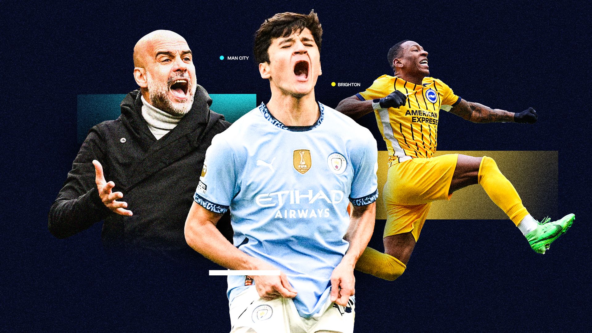 Man City Brighton ratings GFX