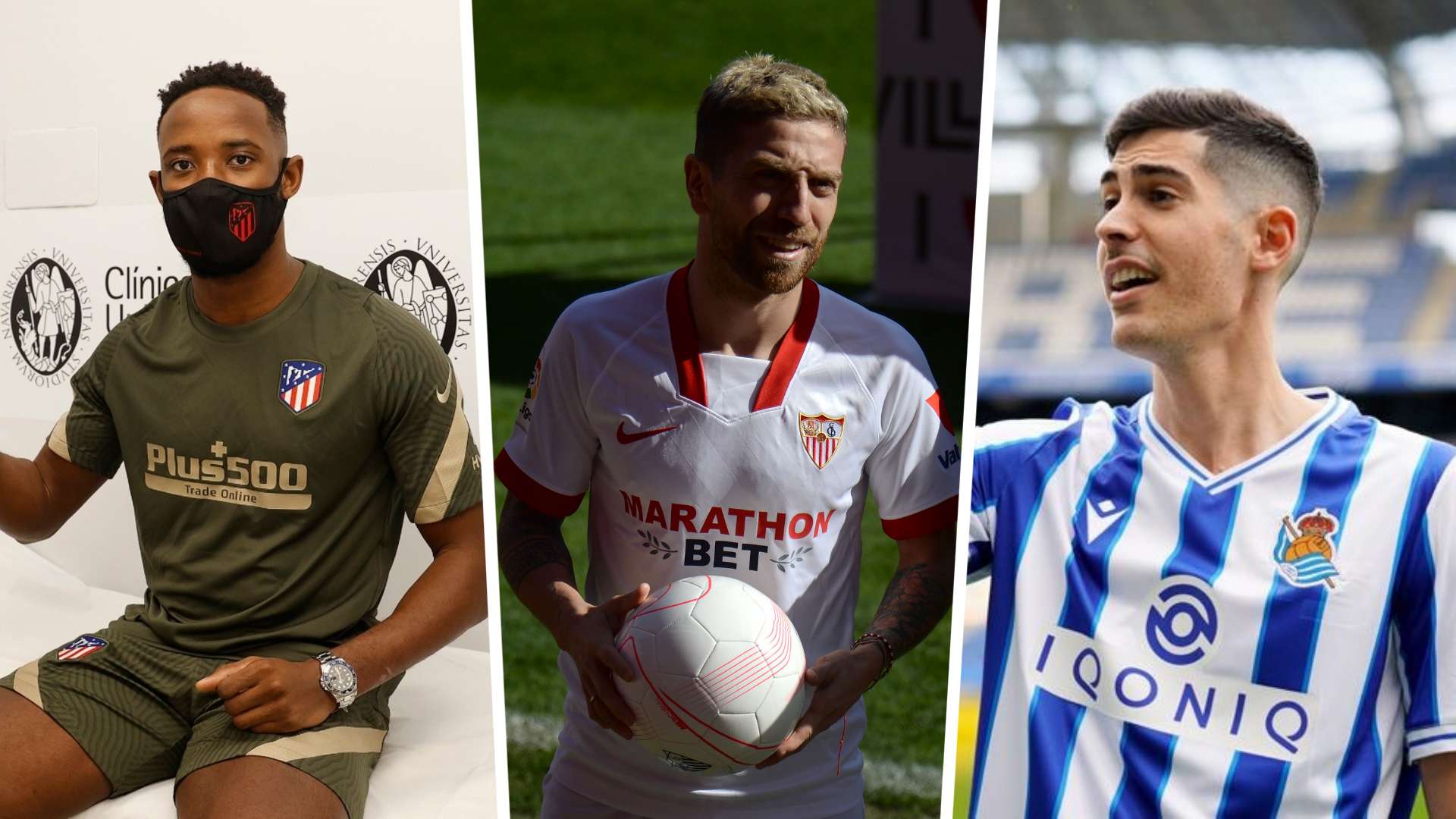 Moussa Dembele Atletico Papu Gómez Sevilla Carlos Fernández Real Sociedad