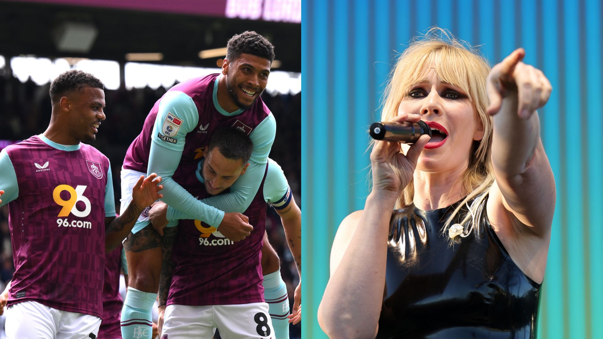 'Feel the rain on your skin' - Burnley stars joined by Natasha Bedingfield for 'Unwritten' singalong in dressing room as Clarets celebrate promotion to Premier League | Goal.com UK