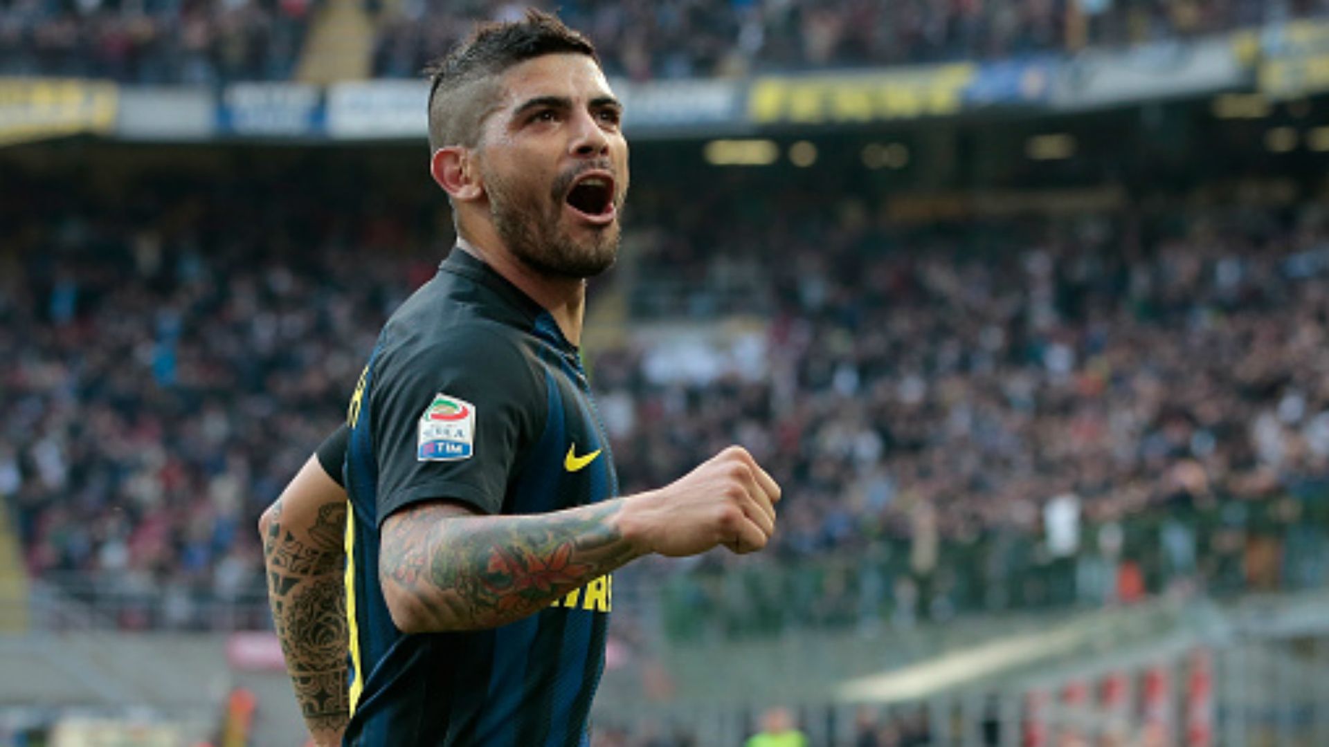 Ever Banega Inter Atalanta Serie A