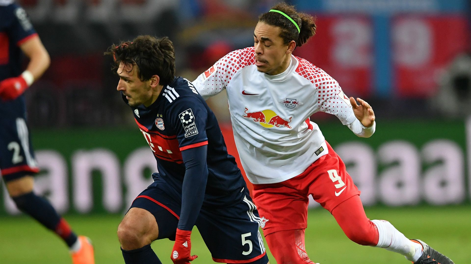 Mats Hummels Yussuf Poulsen Bayern Munchen RB Leipzig