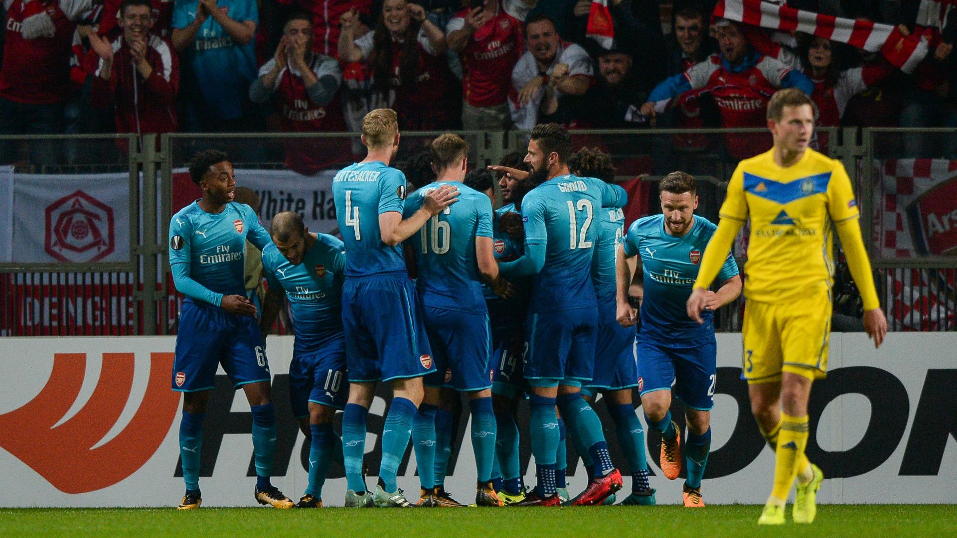 Arsenal celebrate