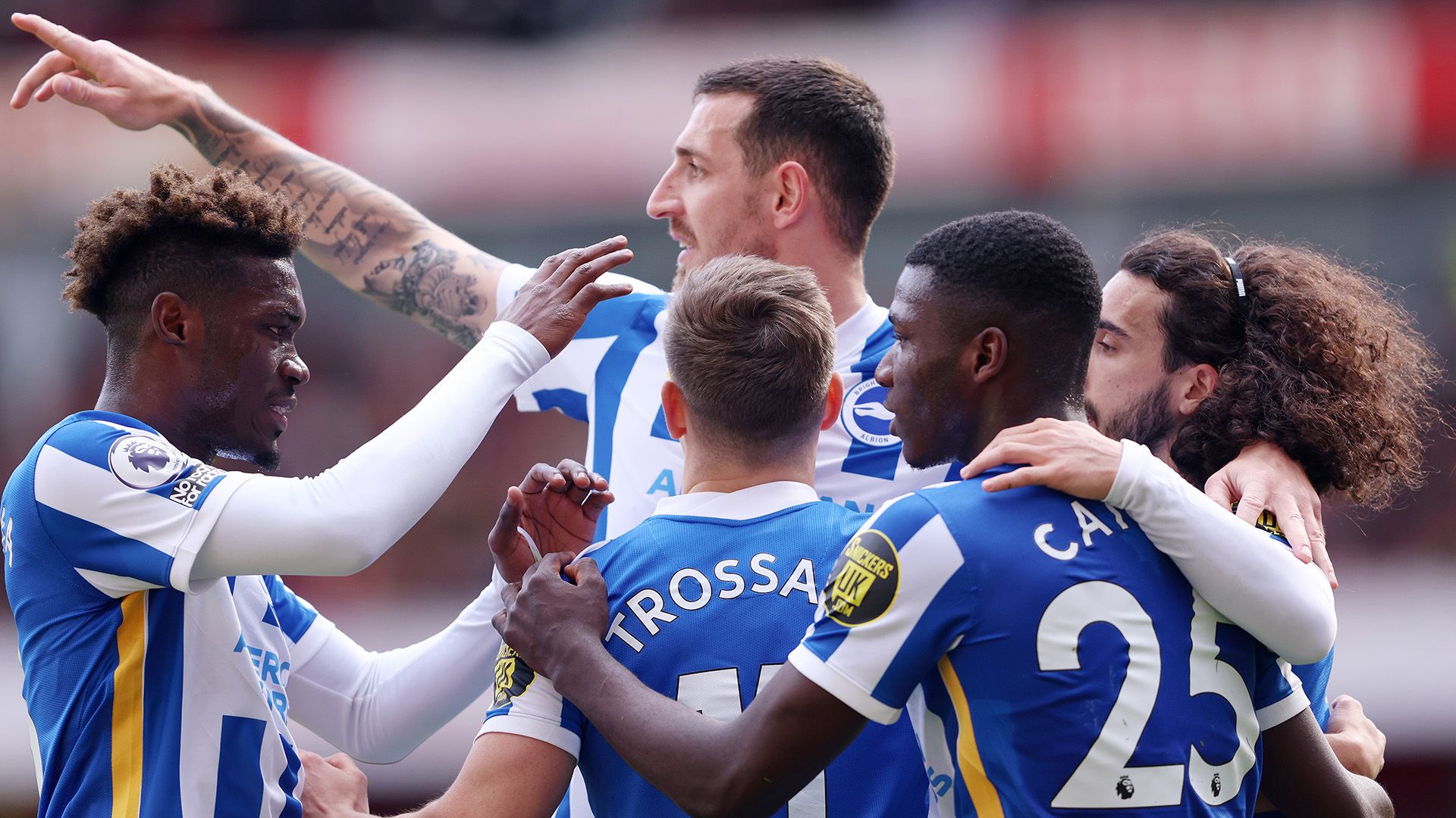 Brighton celebrating 2021-22