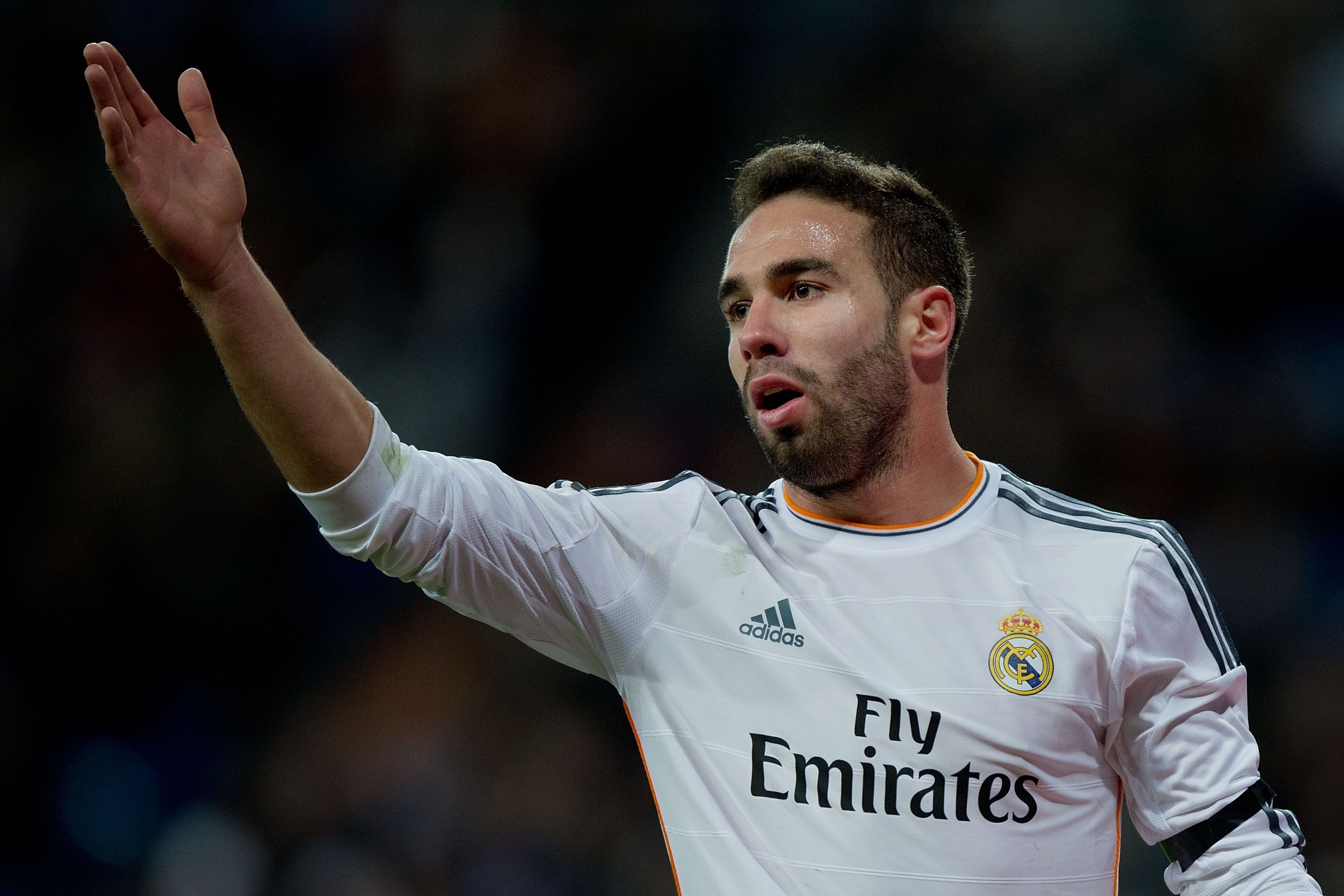 Real Madrid full-back Dani Carvajal