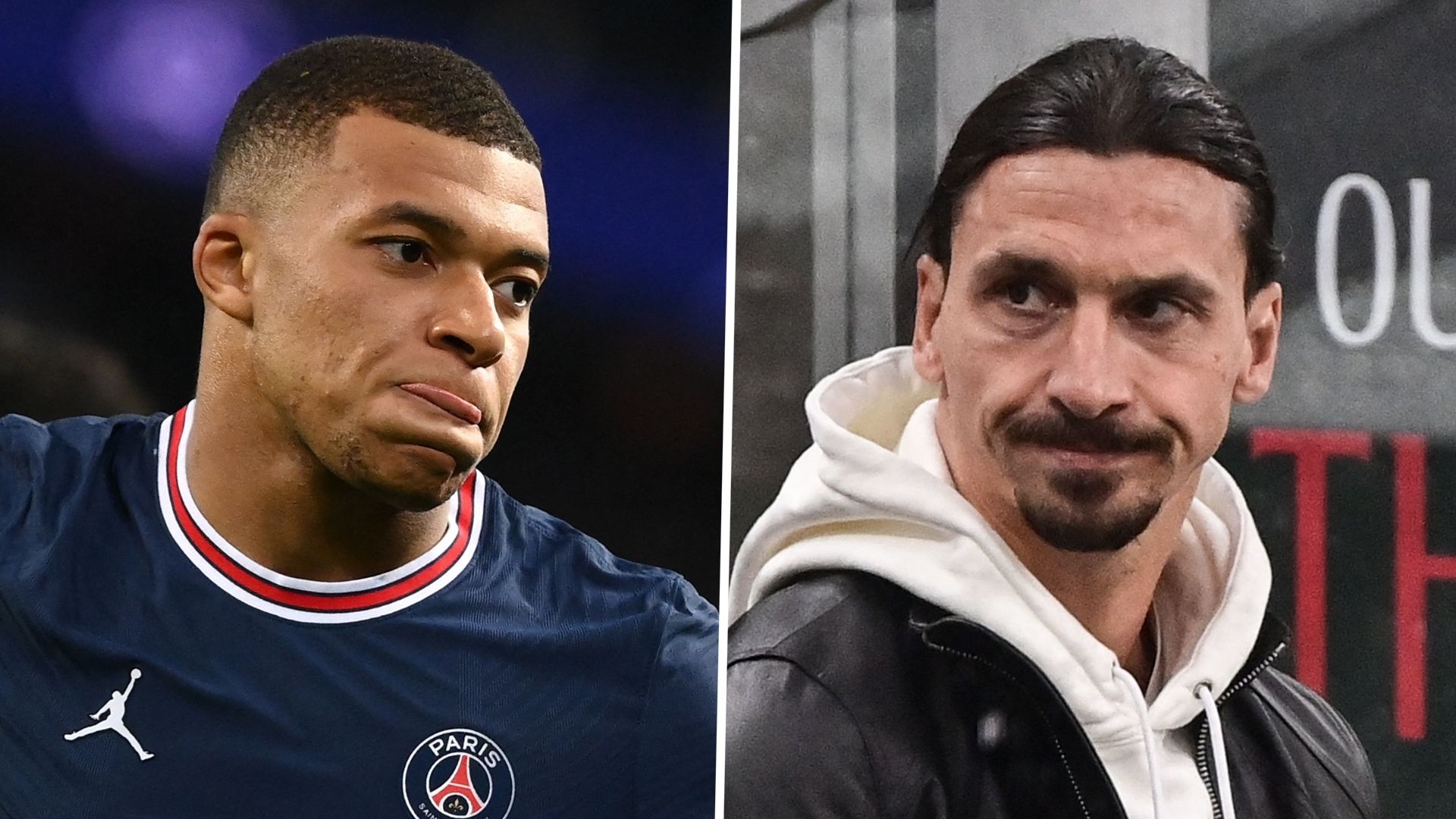 Kylian Mbappe, Zlatan Ibrahimovic split