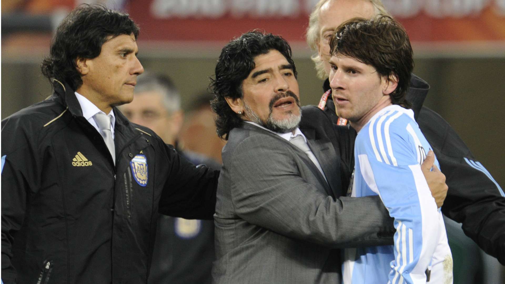 Diego Maradona Messi World Cup 2014