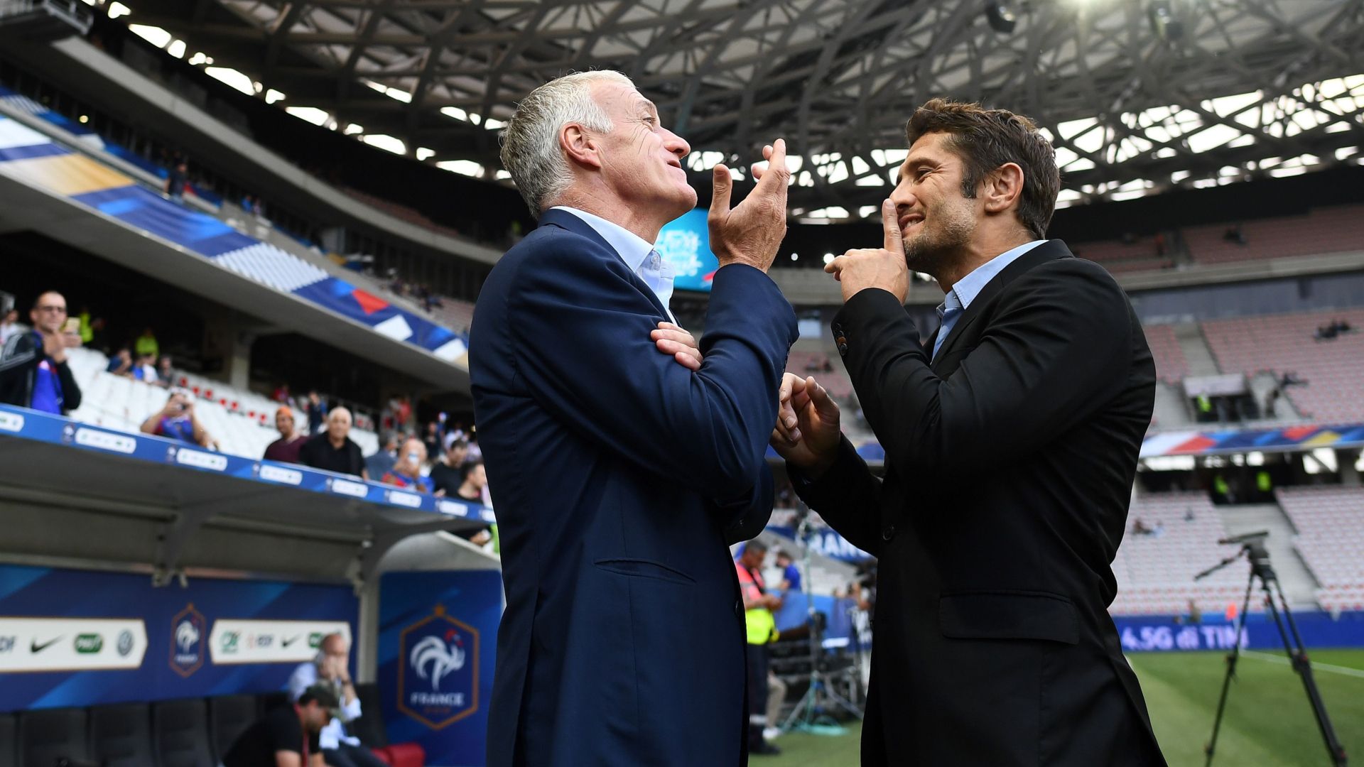 Bixente Lizarazu Didier Deschamps