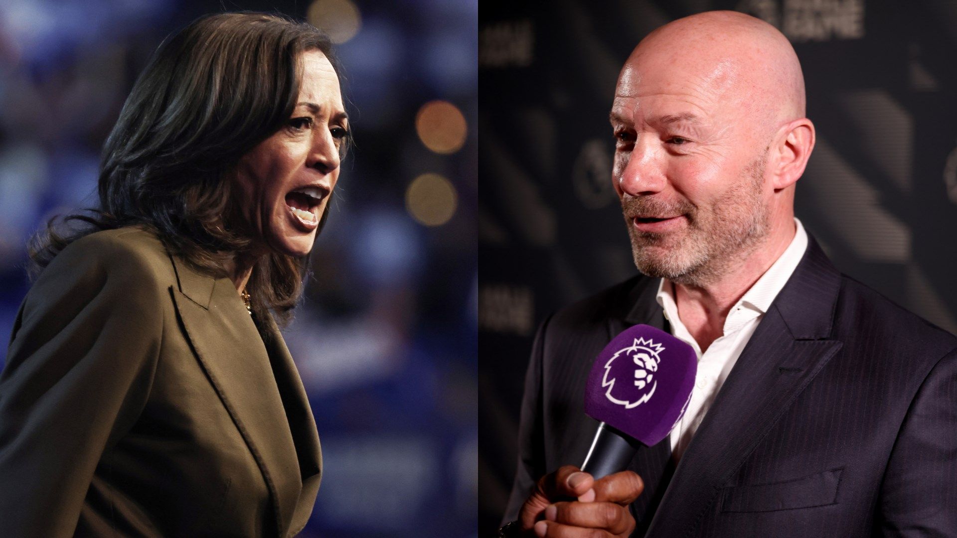 Kamala Harris Alan Shearer