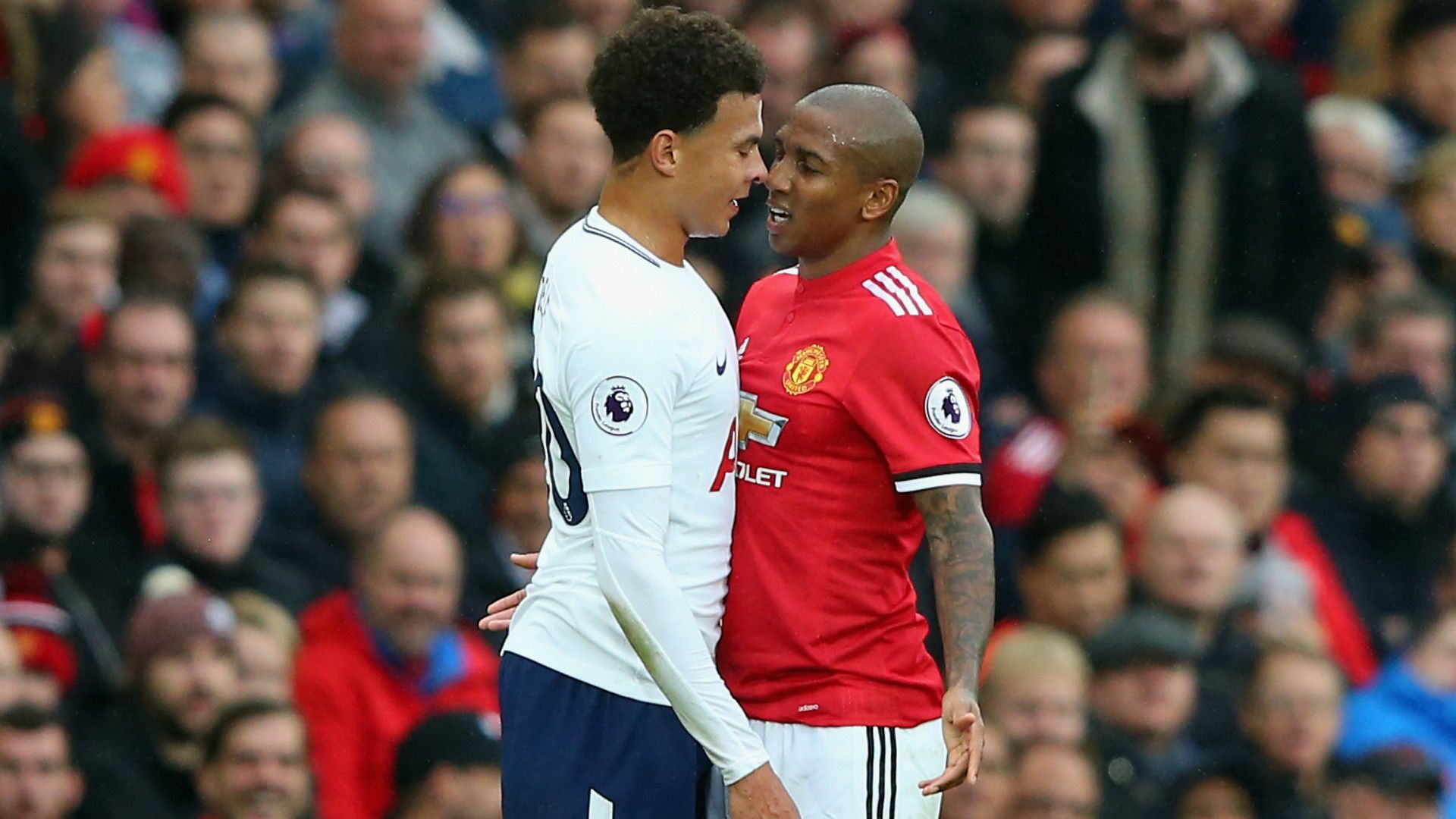 Ashley Young Dele Alli Manchester United Tottenham Hotspur