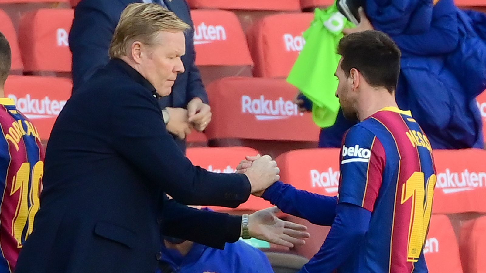 ronald koeman leo messi barcelona