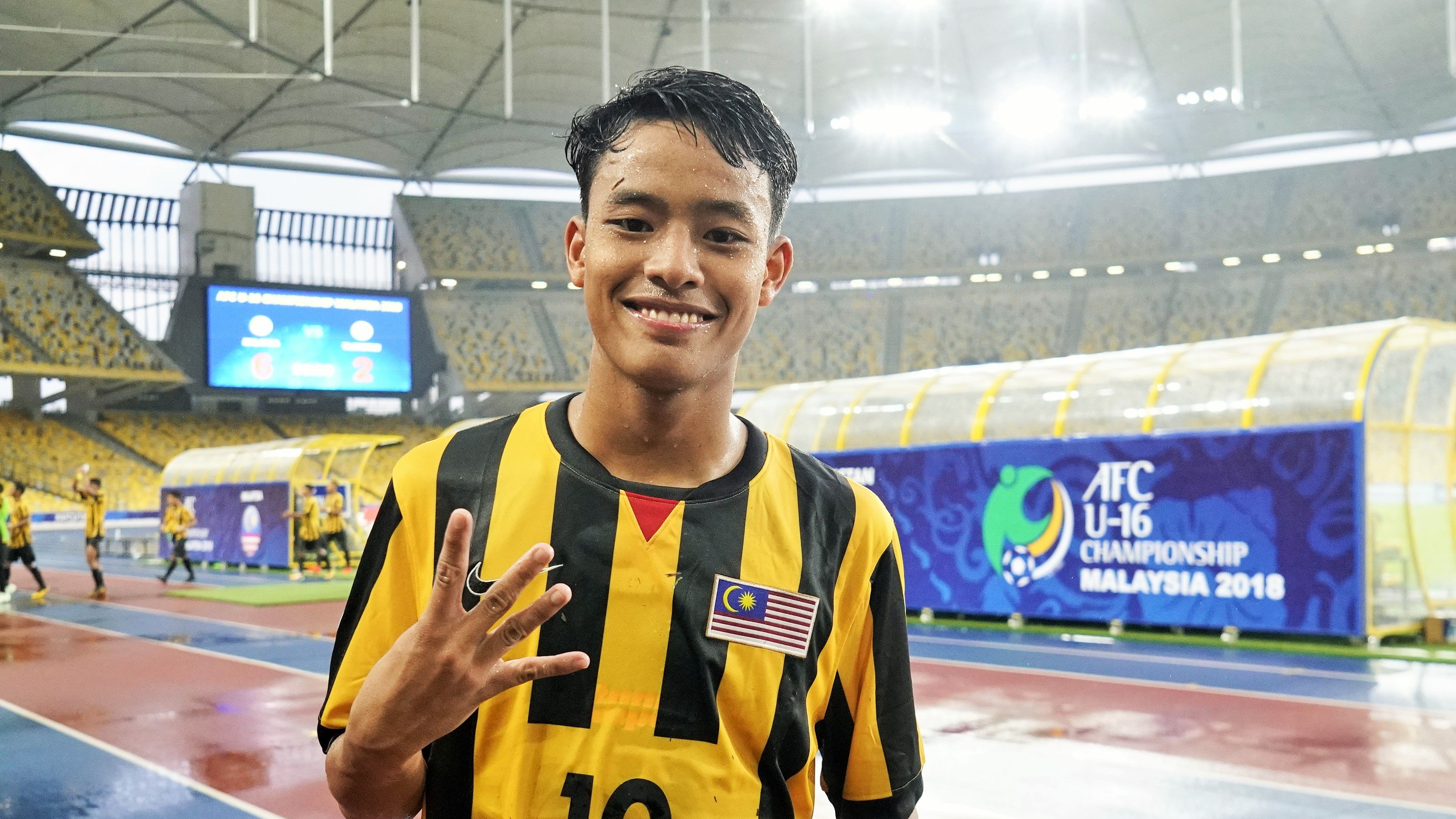 Luqman Hakim Shamsudin, Malaysia U16, AFC U16 Championship, 19092018