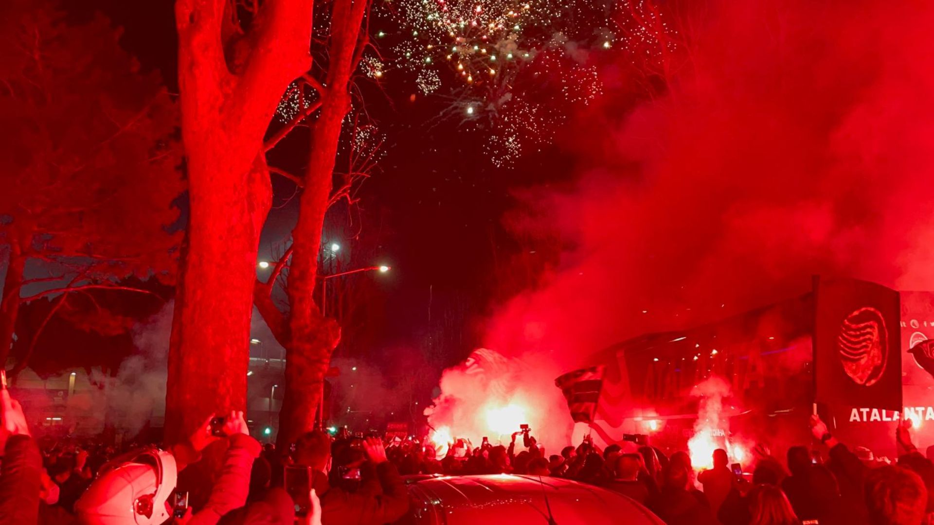 Atalanta fans Real Madrid