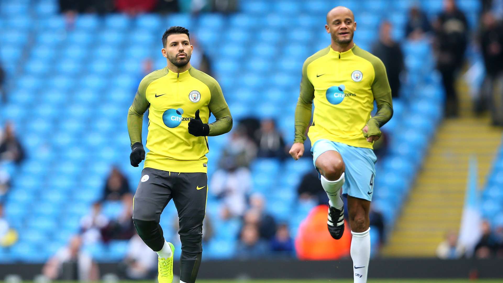 Sergio Aguero & Vincent Kompany