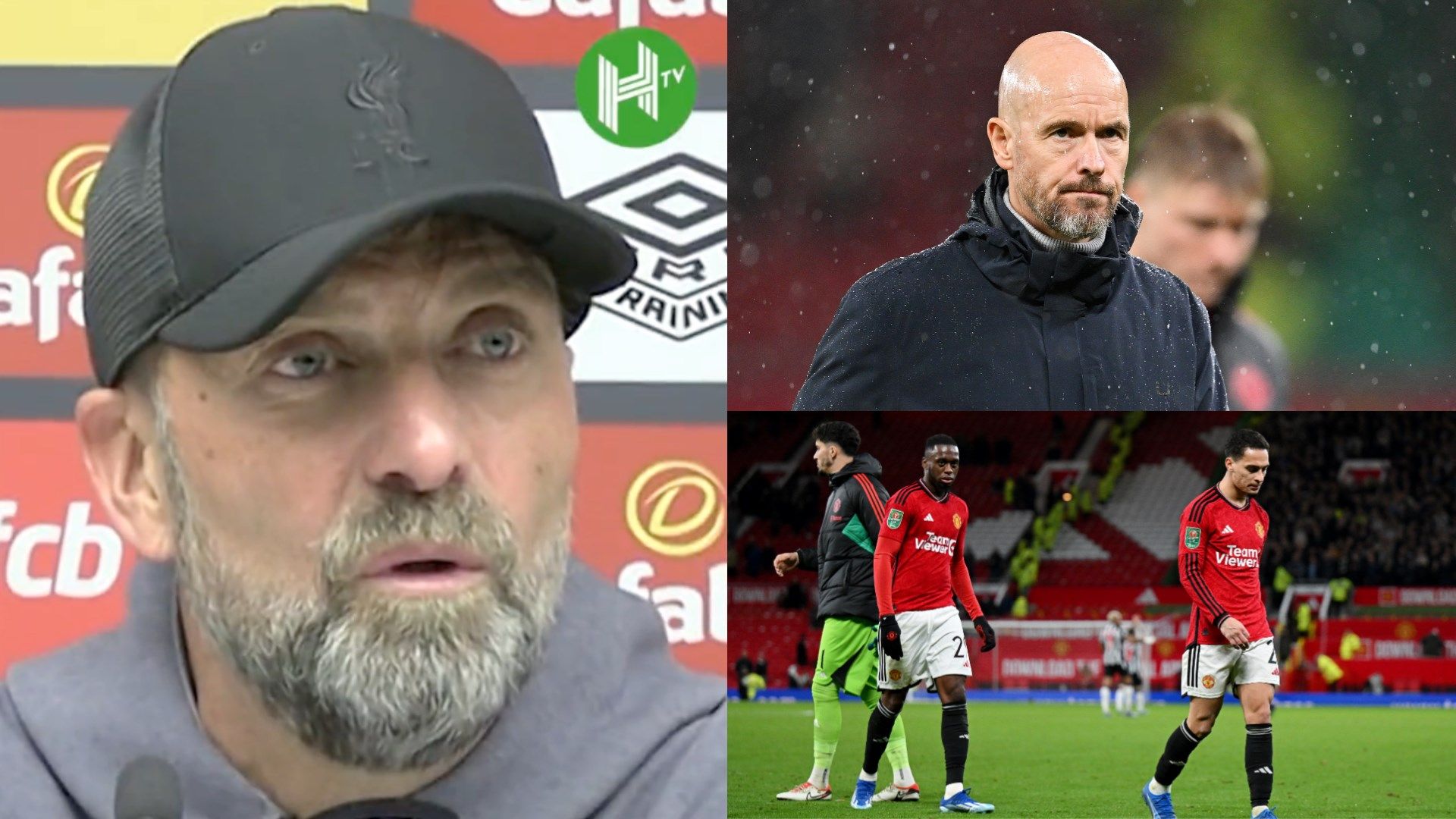 Jurgen Klopp Liverpool reaction Manchester United 2023-24