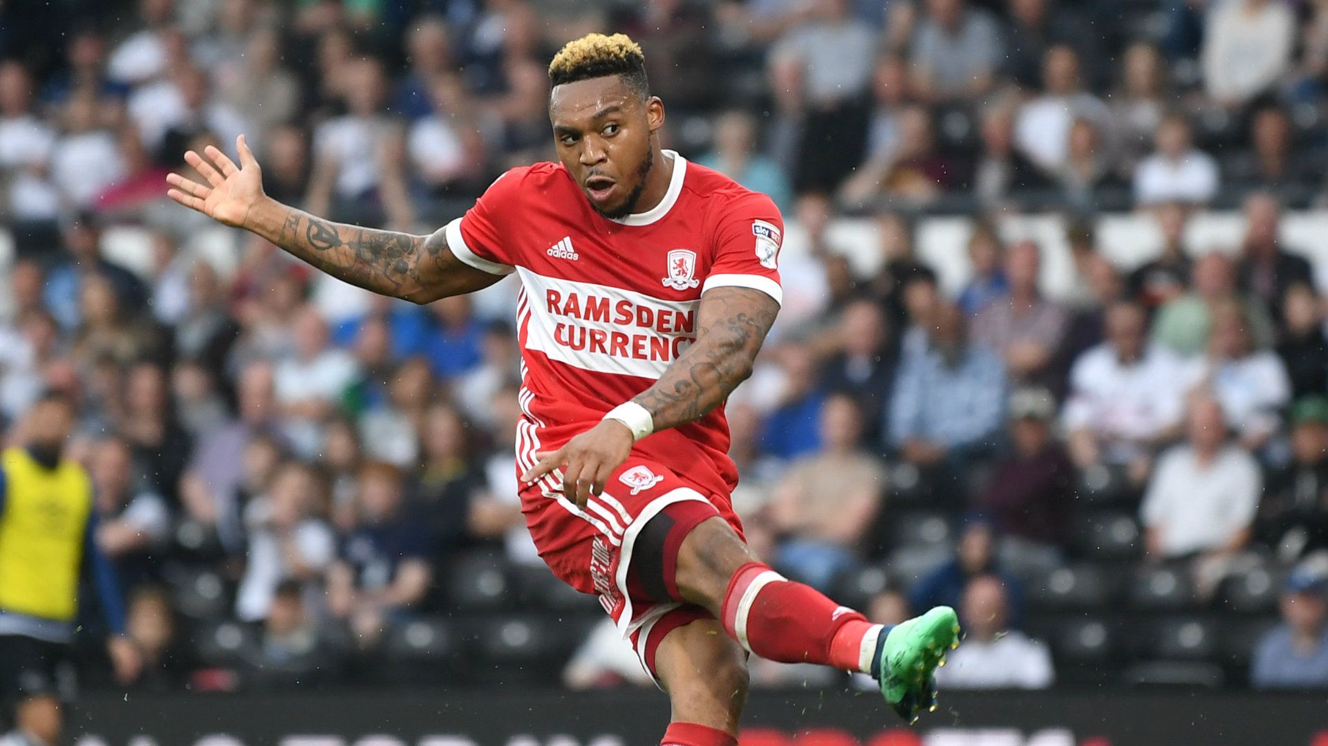 Britt Assombalonga Middlesbrough 2017-18
