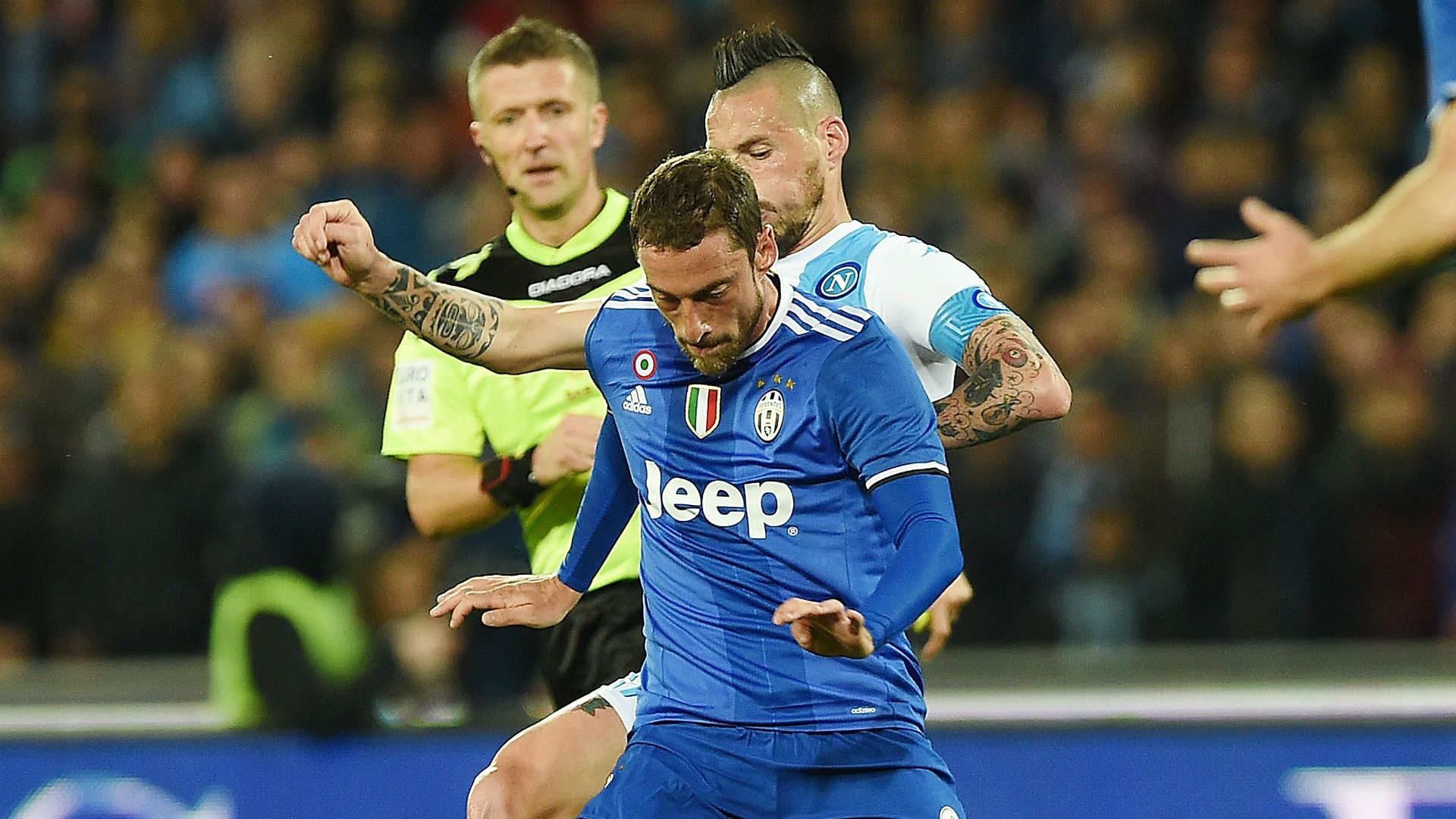 Marek Hamsik Claudio Marchisio Napoli Juventus