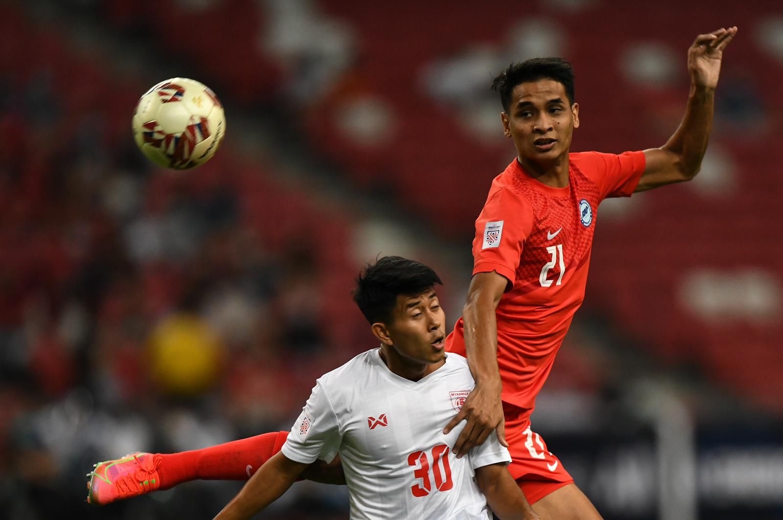 Safuwan Baharudin, Singapore vs Myanmar, AFF Suzuki Cup 2020, 5 Dec 2021