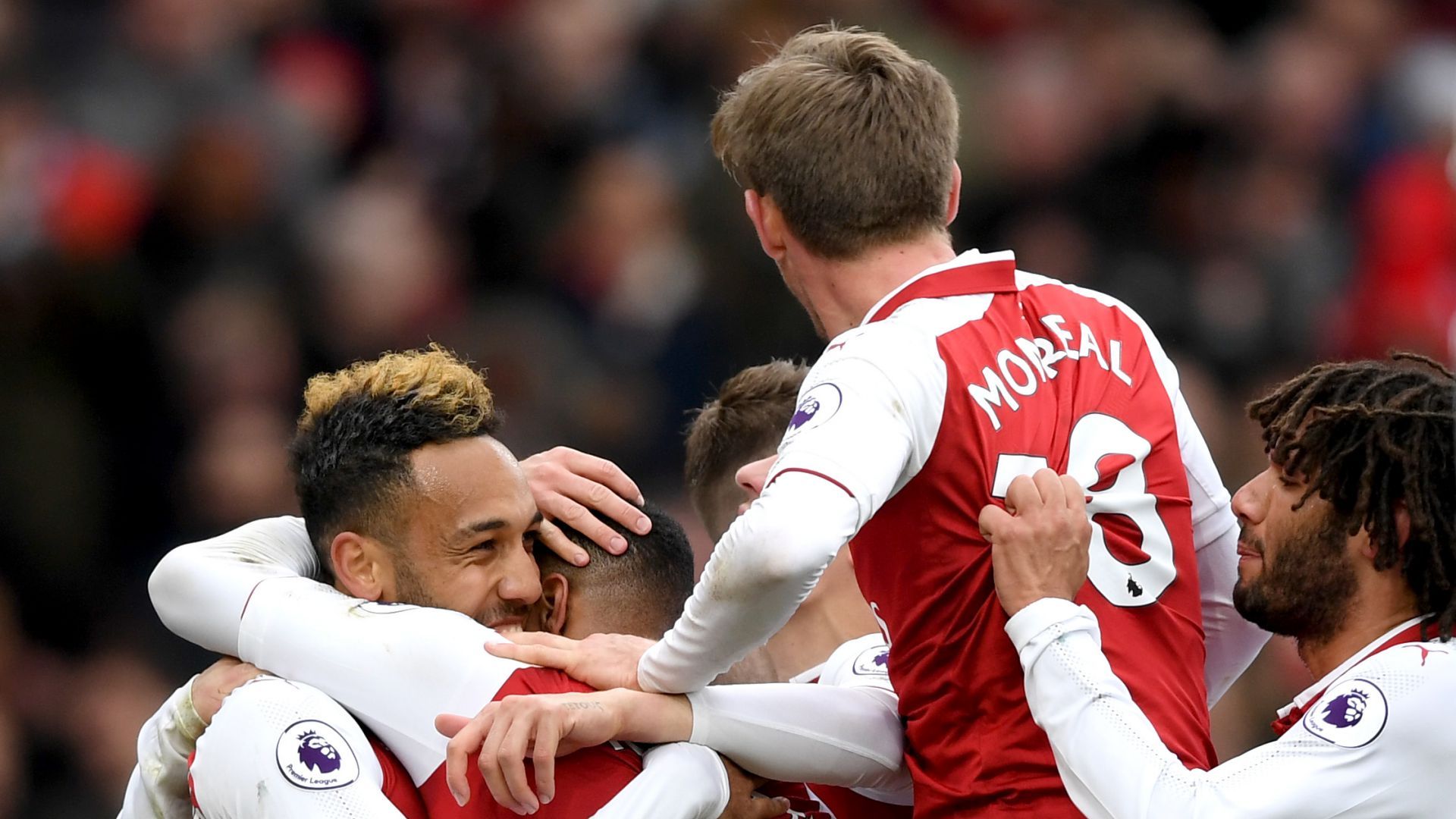 Pierre Aubameyang Arsenal Stoke City 01042018