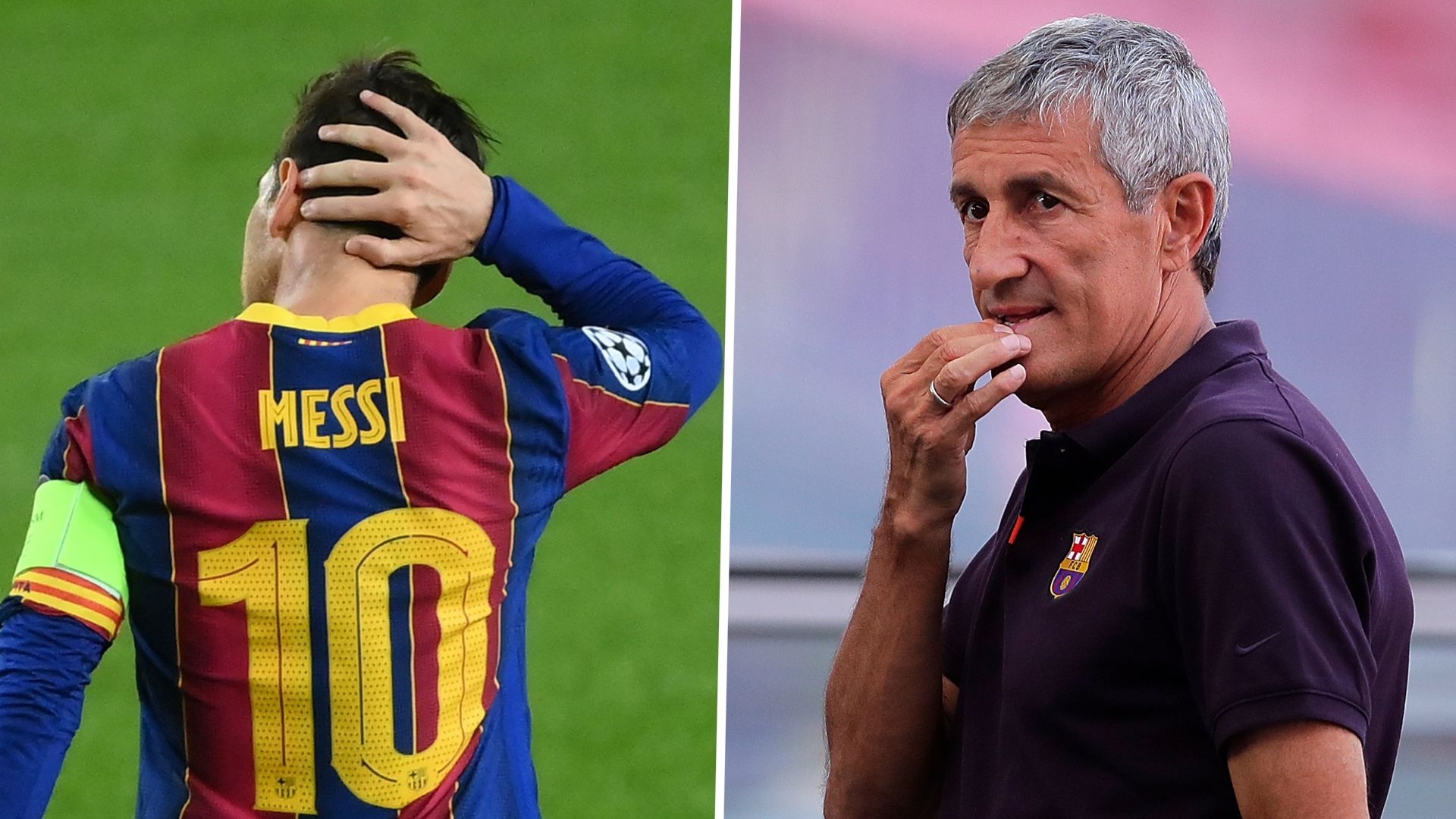 Lionel Messi, Quique Setien