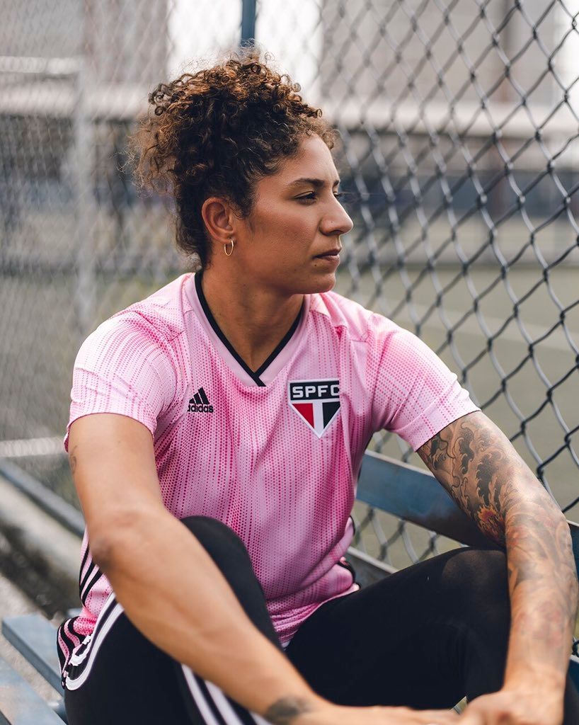 Camisa Rosa Adidas Sao Paulo