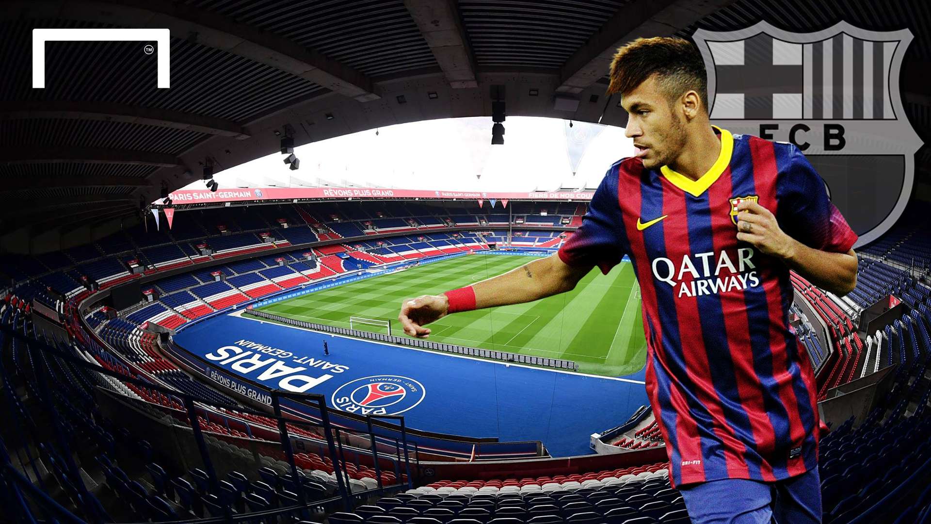 Neymar PSG Barcelona GFX