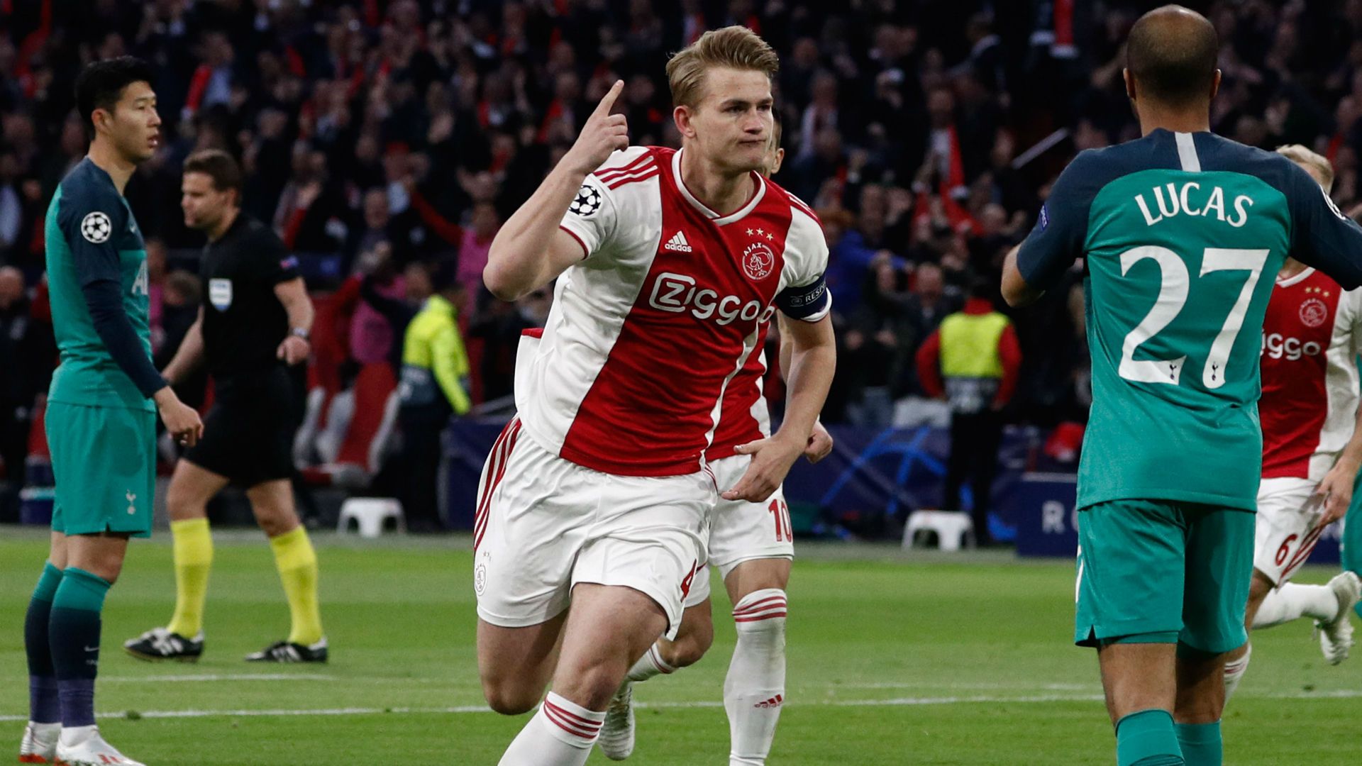 De Ligt Ajax Tottenham Champions League