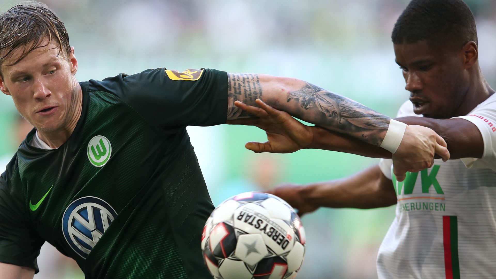 WOUT WEGHORST WOLFSBURG KEVIN DANSO AUGSBURG