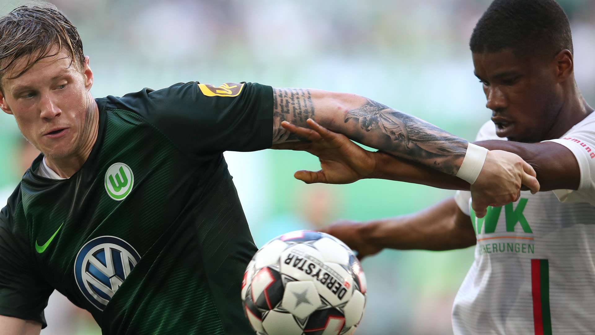 WOUT WEGHORST WOLFSBURG KEVIN DANSO AUGSBURG