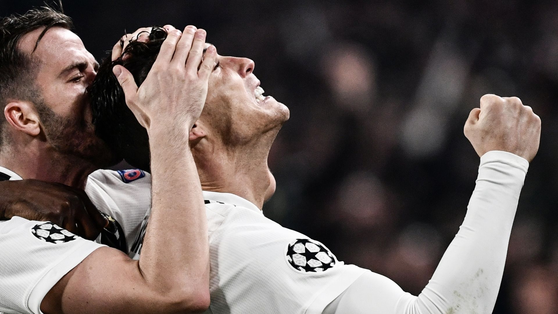 Cristiano Ronaldo celebrates vs Atletico Madrid 2018-19