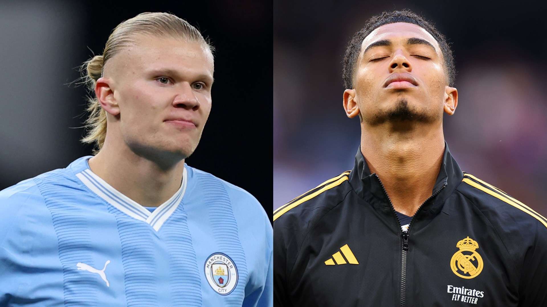 Erling Haaland Jude Bellingham Man City Real Madrid 2023-24