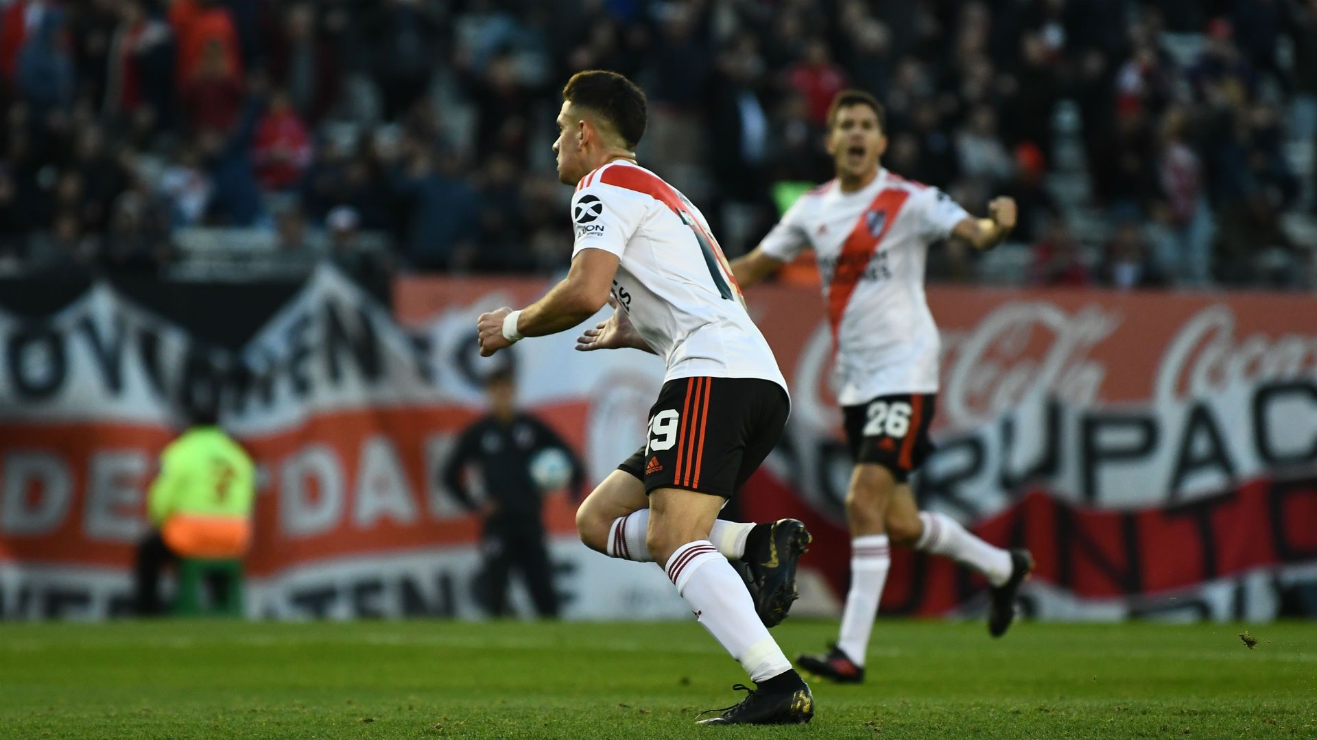 Rafael Santos Borre River Lanus Superliga 04082019