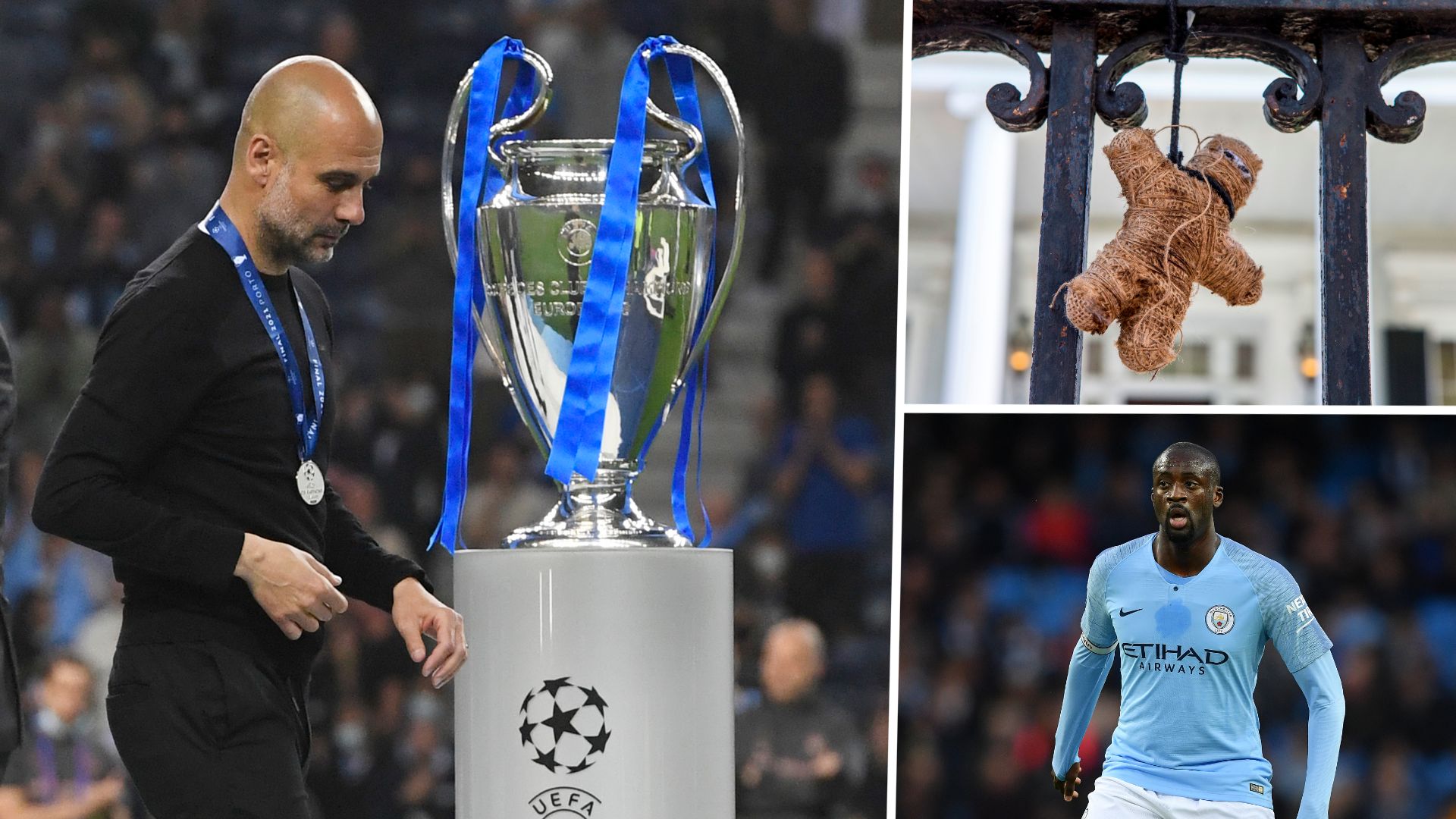 Pep Guardiola Yaya Toure Manchester City Voodoo