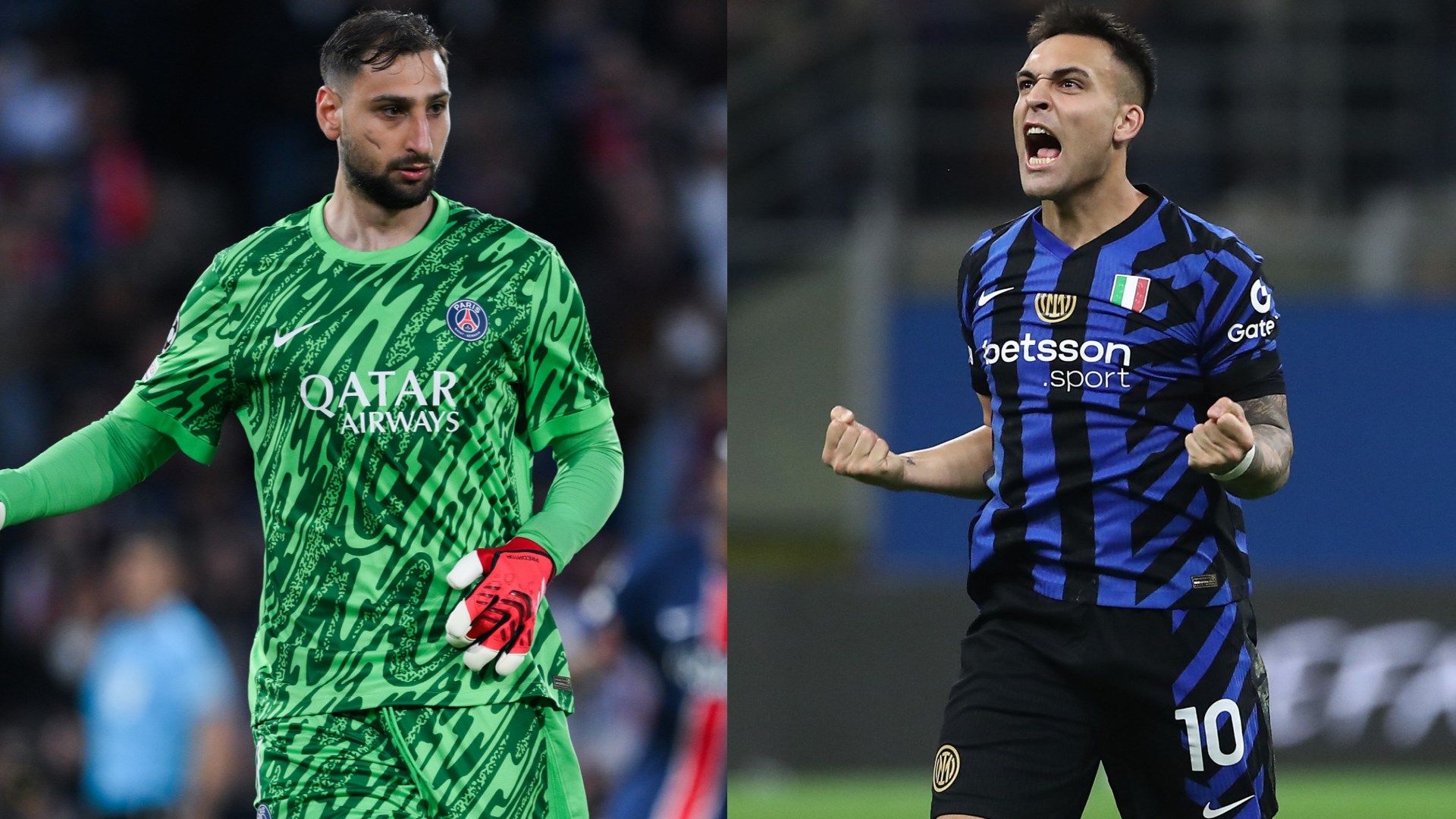 Donnarumma Lautaro Martinez PSG Inter