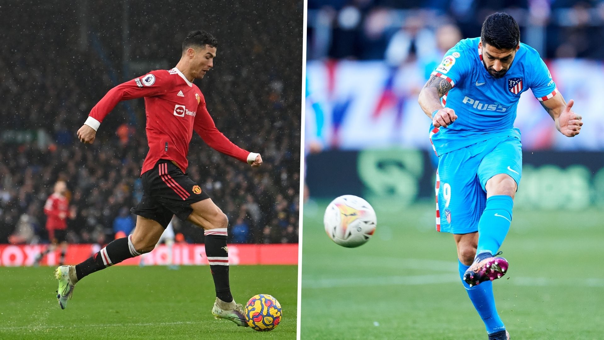 filename: Atletico Madrid Manchester United Luis Suarez Cristiano Ronaldo UEFA Champions League