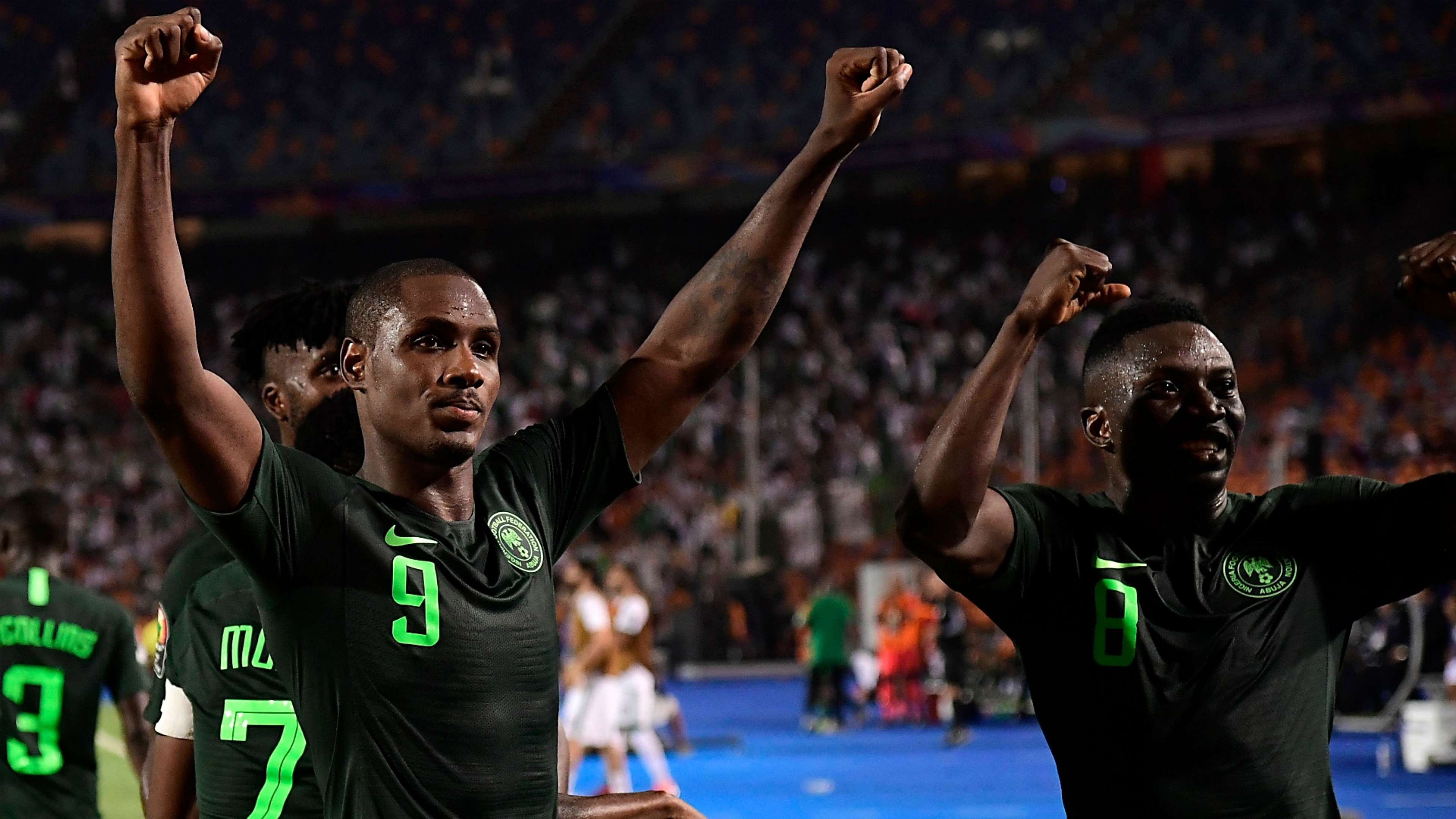Odion Ighalo, Jamilu Collins - Algeria vs Nigeria