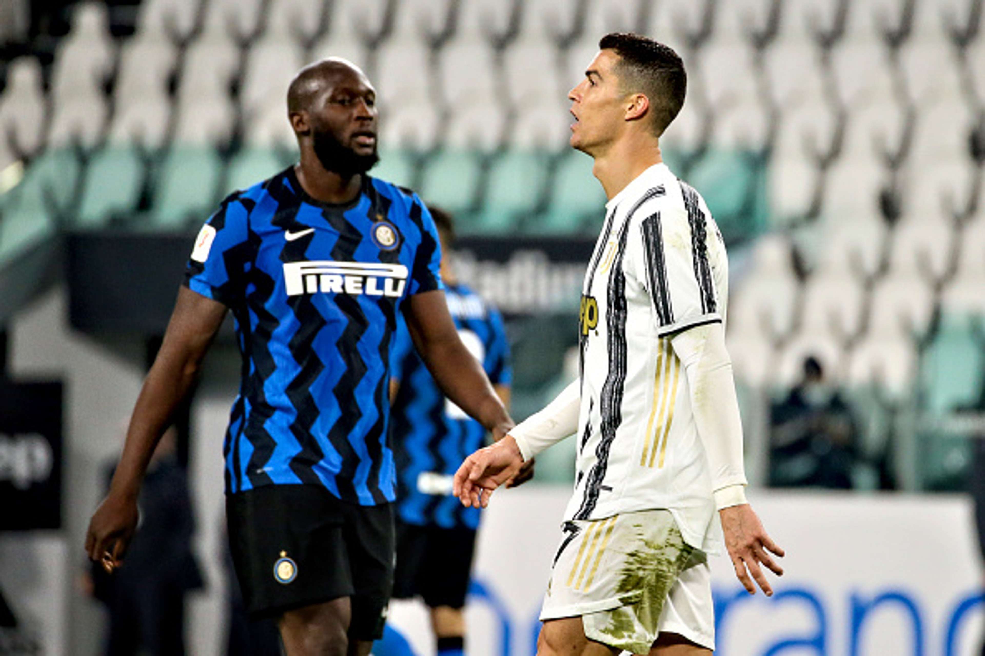 Romelu Lukaku & Cristiano Ronaldo; Juventus Vs Internazionale Milano Coppa Italia