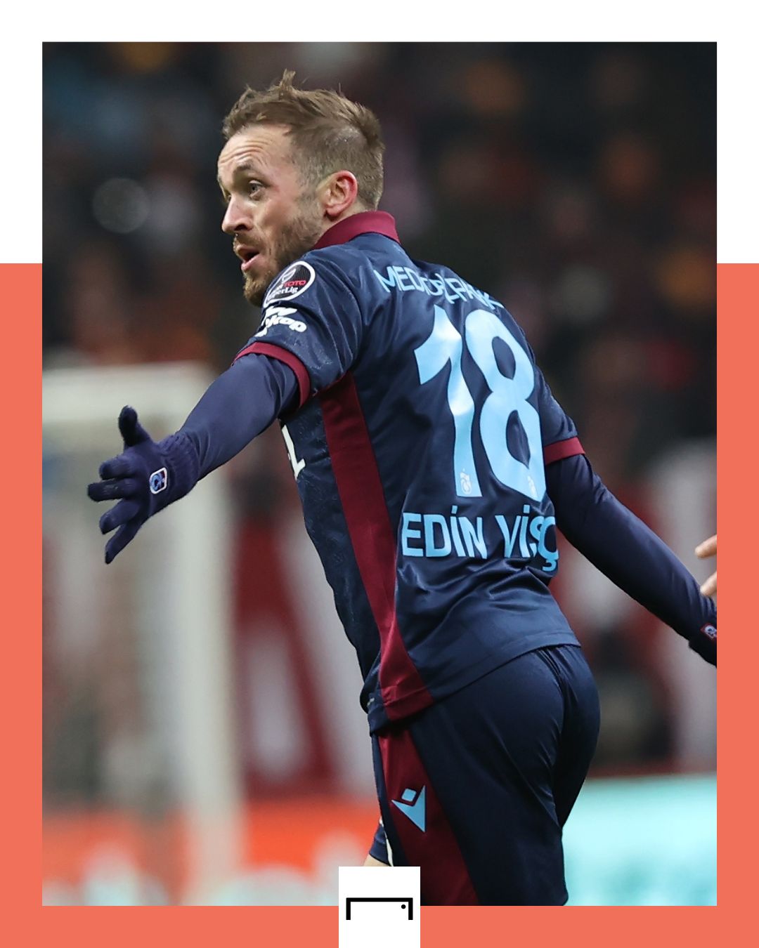 Edin Visca. Galatasaray vs Trabzonspor. 01.23.2022