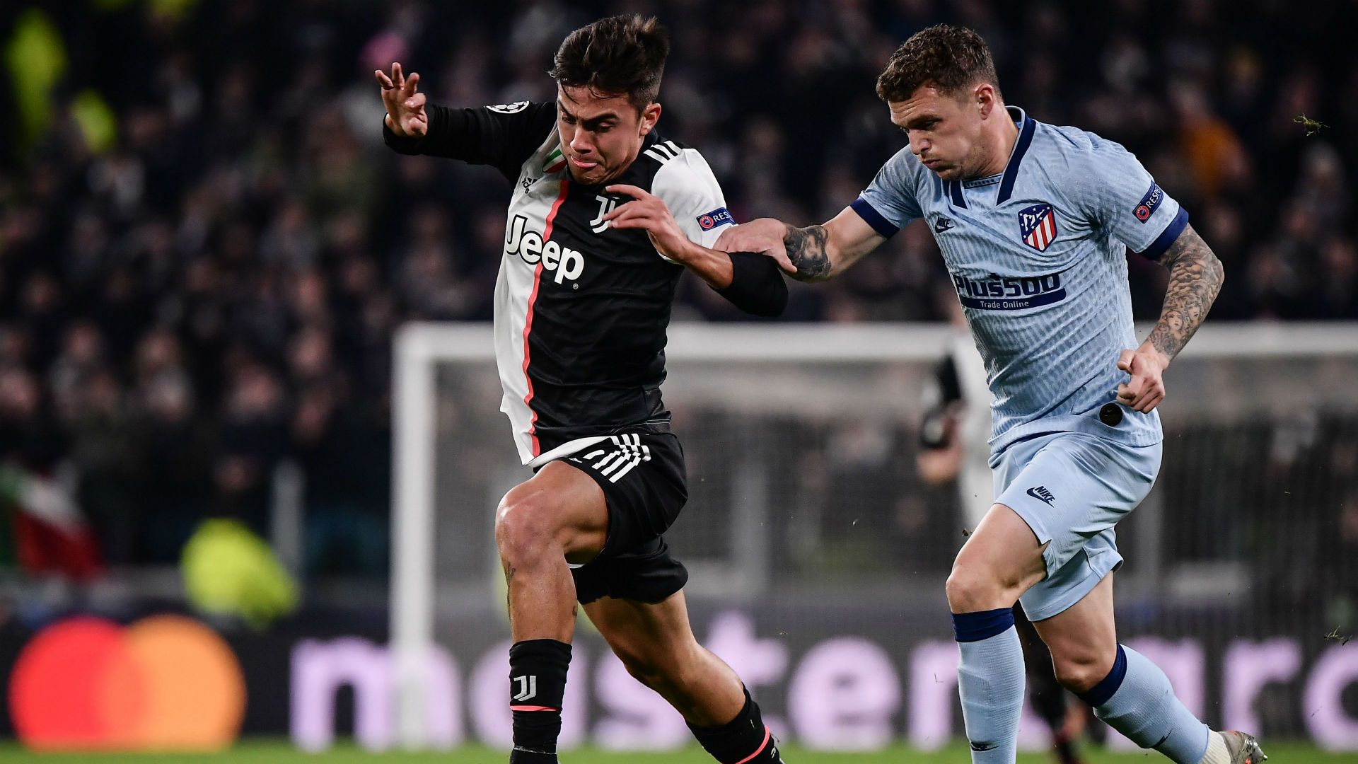 Paulo Dybala Kieran Trippier Juventus Atletico Madrid